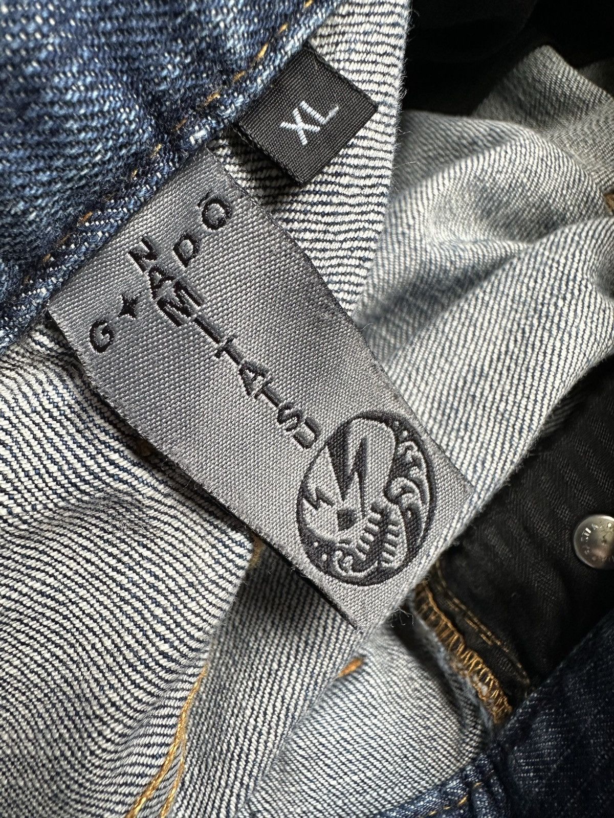 If Six Was Nine Gado Namitatsu trompe l'oeil denim Size US 32 / EU 48 - 10 Thumbnail