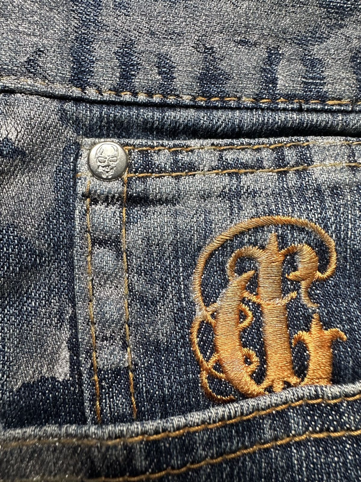 If Six Was Nine Gado Namitatsu trompe l'oeil denim Size US 32 / EU 48 - 11 Thumbnail