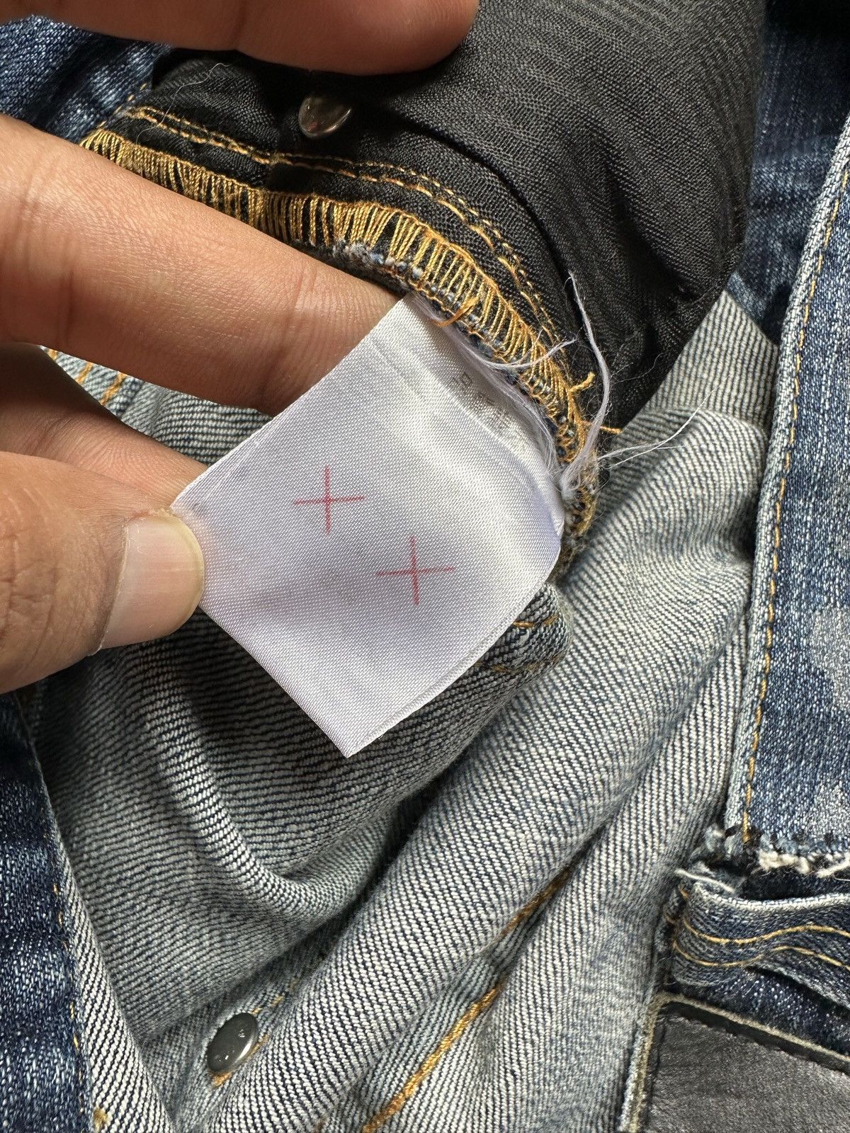 If Six Was Nine Gado Namitatsu trompe l'oeil denim Size US 32 / EU 48 - 8 Thumbnail