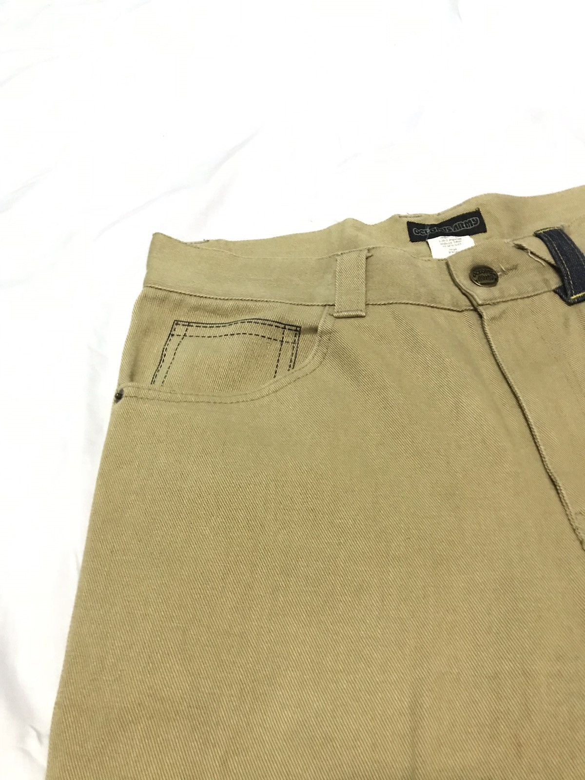 HIDEAWAYS × Japanese Brand × Octopus Octopus Army Block Party Casual Khaki Denim Jeans Size US 34 / EU 50 - 6 Thumbnail