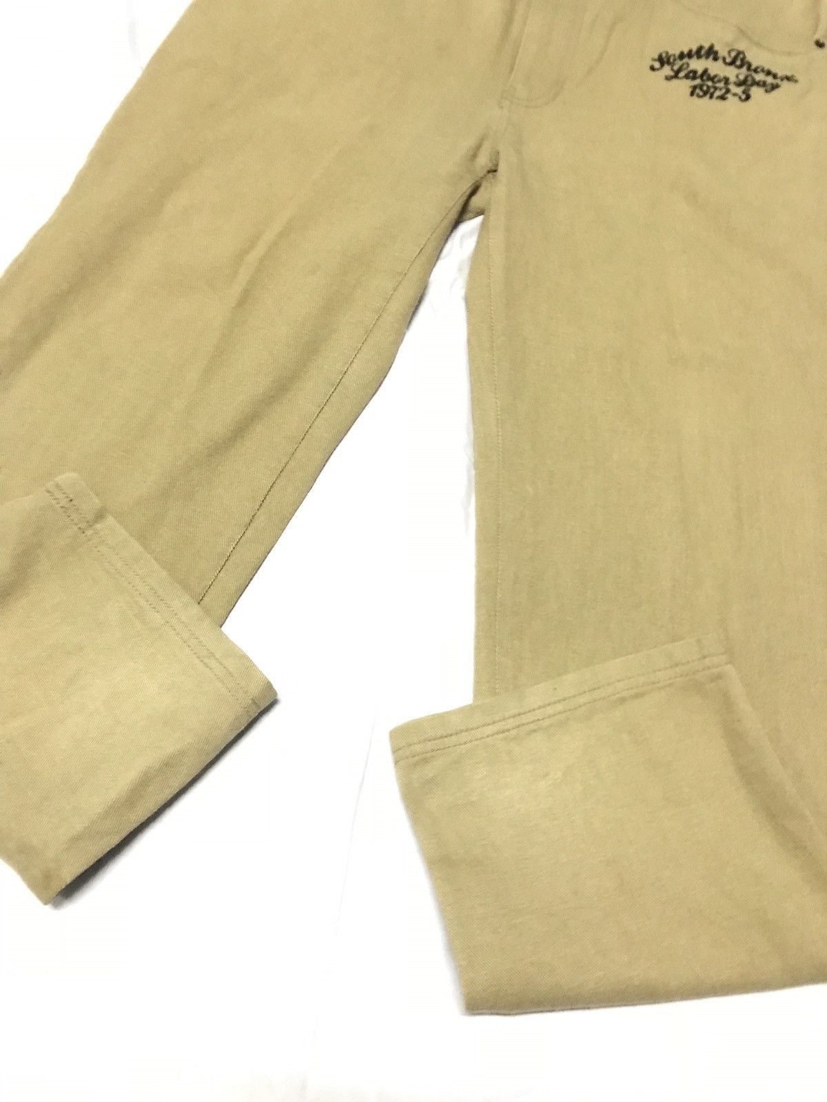 HIDEAWAYS × Japanese Brand × Octopus Octopus Army Block Party Casual Khaki Denim Jeans Size US 34 / EU 50 - 5 Thumbnail
