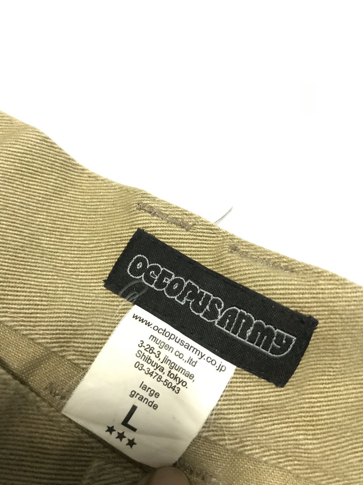 HIDEAWAYS × Japanese Brand × Octopus Octopus Army Block Party Casual Khaki Denim Jeans Size US 34 / EU 50 - 10 Thumbnail