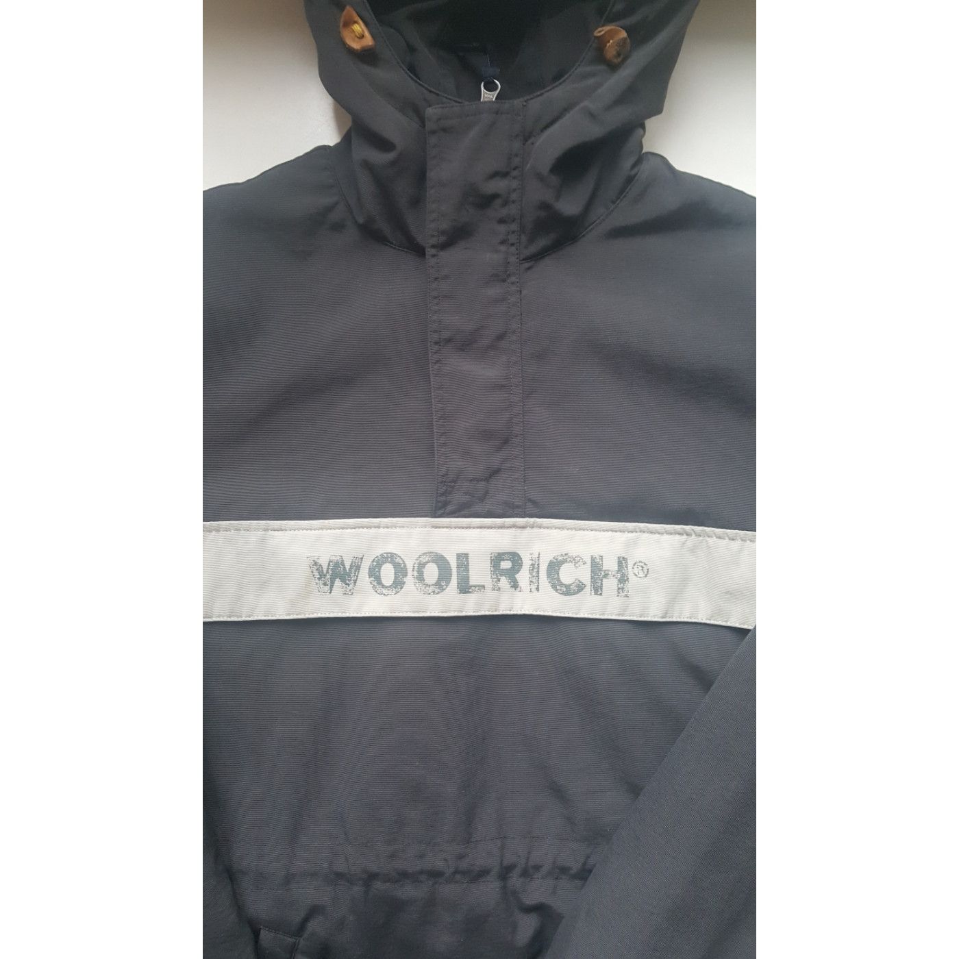 Woolrich Woolen Mills Hooded Side Zip Anorak with Kangaroo Zipper Pockets Size US L / EU 52-54 / 3 - 1 Thumbnail