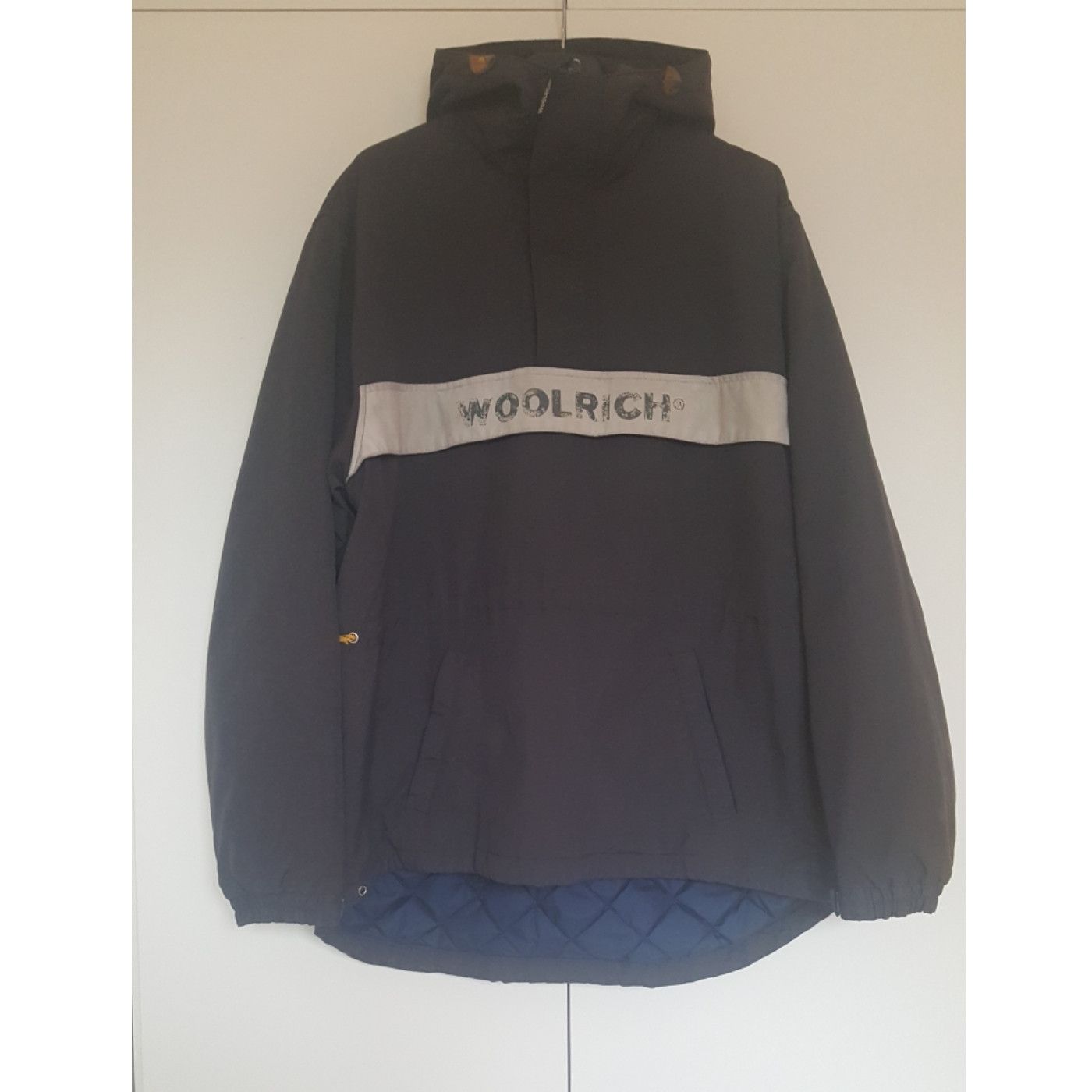 Woolrich Woolen Mills Hooded Side Zip Anorak with Kangaroo Zipper Pockets Size US L / EU 52-54 / 3 - 8 Thumbnail
