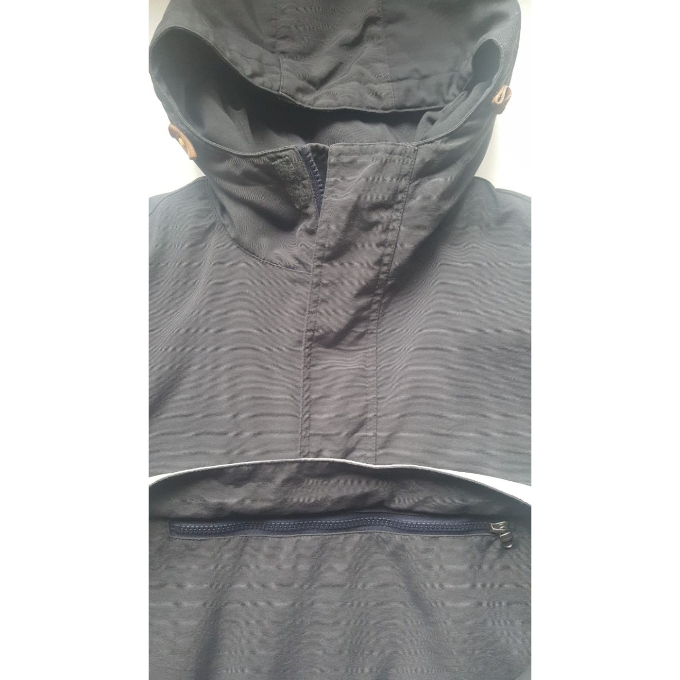 Woolrich Woolen Mills Hooded Side Zip Anorak with Kangaroo Zipper Pockets Size US L / EU 52-54 / 3 - 4 Thumbnail