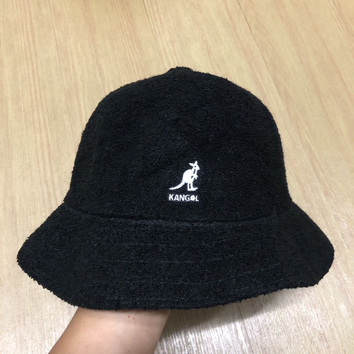 Bape 🔥BAPE X KANGOL BLACK Bucket Hat🔥 Size ONE SIZE - 1 Thumbnail