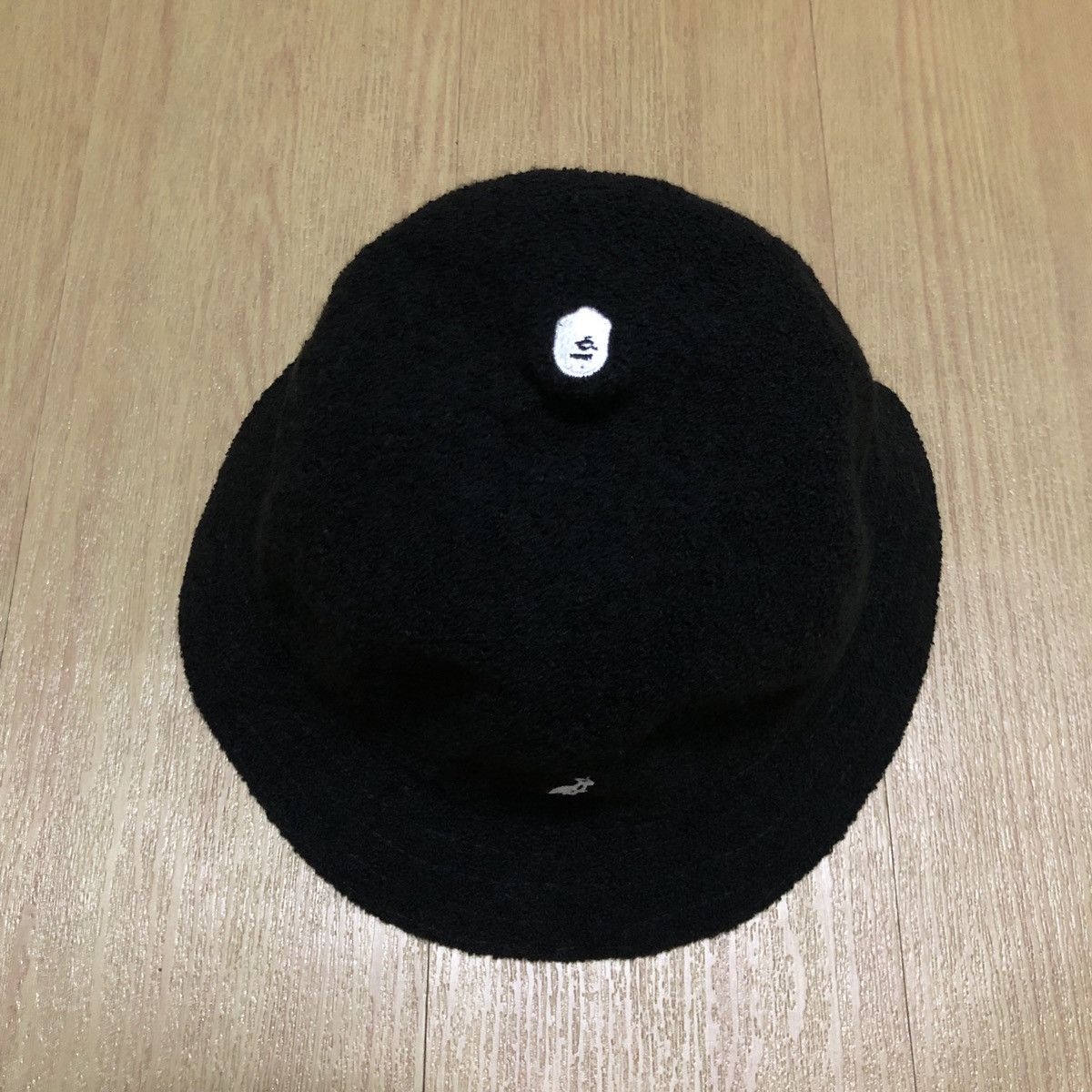 Bape 🔥BAPE X KANGOL BLACK Bucket Hat🔥 Size ONE SIZE - 4 Thumbnail