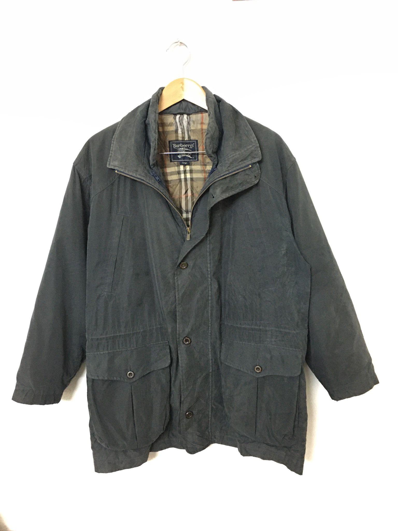 Burberry × Burberry Prorsum Vintage Burberrys Porsum Trench Coat with Hoodie Size US L / EU 52-54 / 3 - 1 Thumbnail