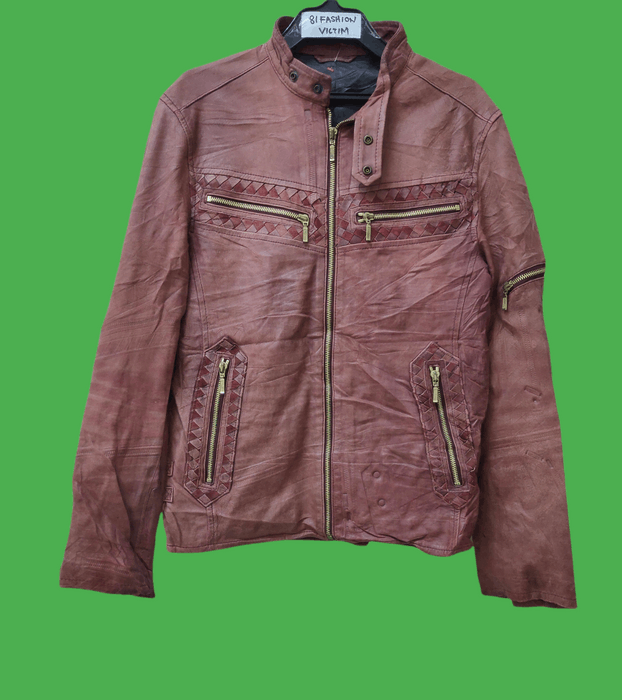 Vintage Abahouse Vintage Multipocket Leather Jacket | Grailed