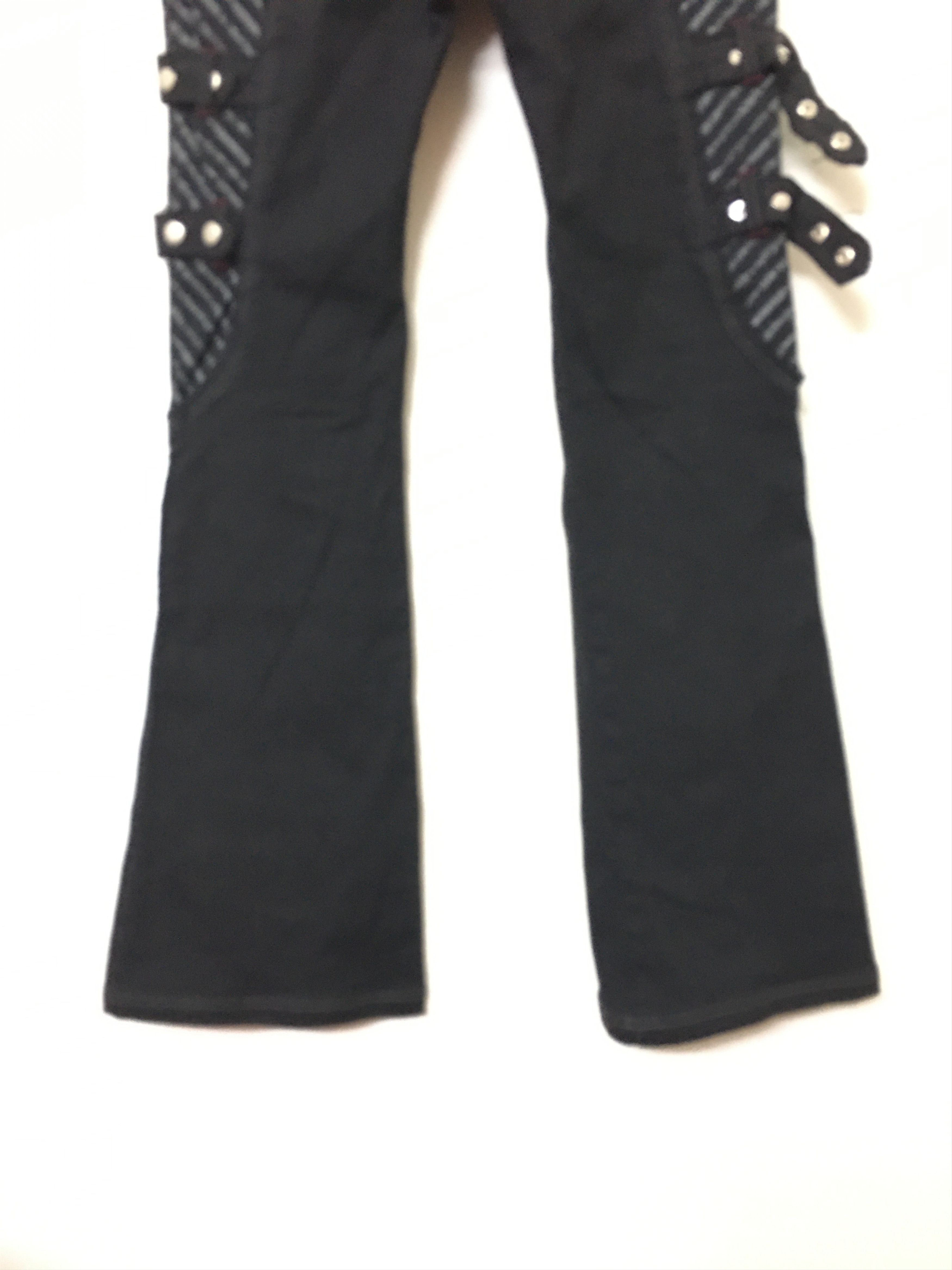 Japanese Brand Flared ALGONQUINS Zipper Punk Tactical Design Pants Size US 30 / EU 46 - 7 Thumbnail