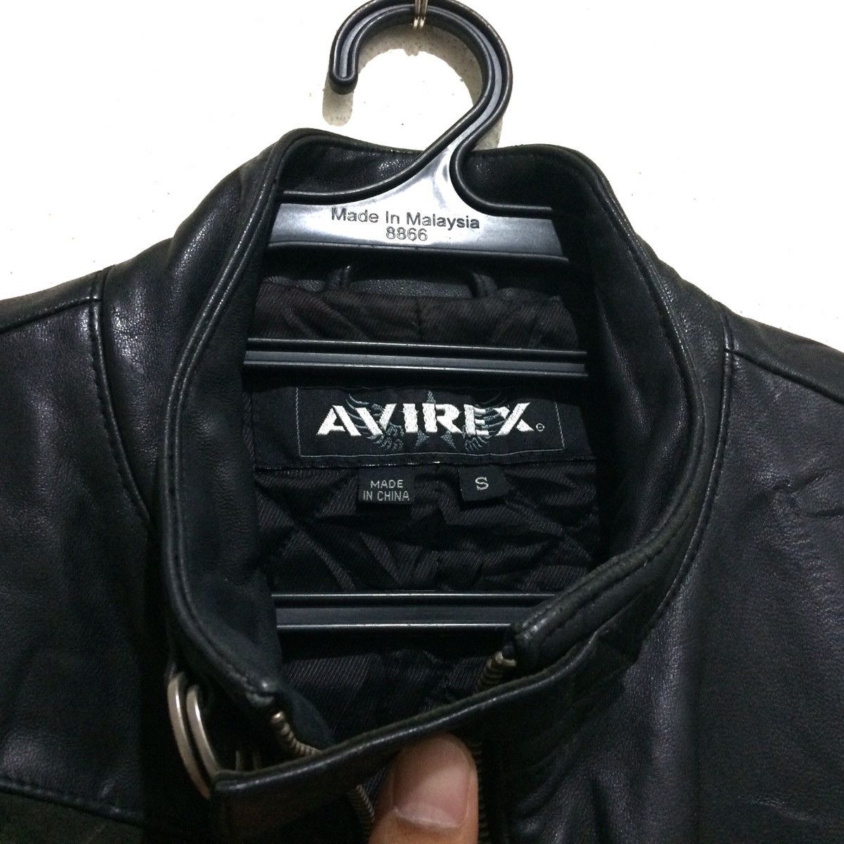 Avirex Vtg AVIREX Leather Embroidery Suede Military Punk Design Size M / US 6-8 / IT 42-44 - 7 Thumbnail
