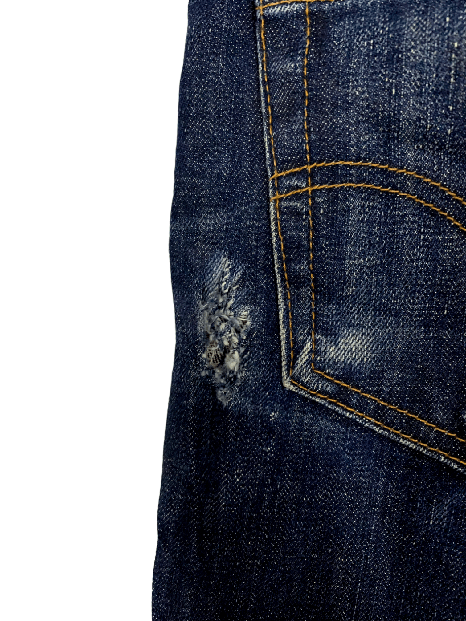 Levi's × Levi's Vintage Clothing SALES🔥Vintage 90s Levis 522 Raw Denim Distressed Jeans Size US 31 - 9 Thumbnail