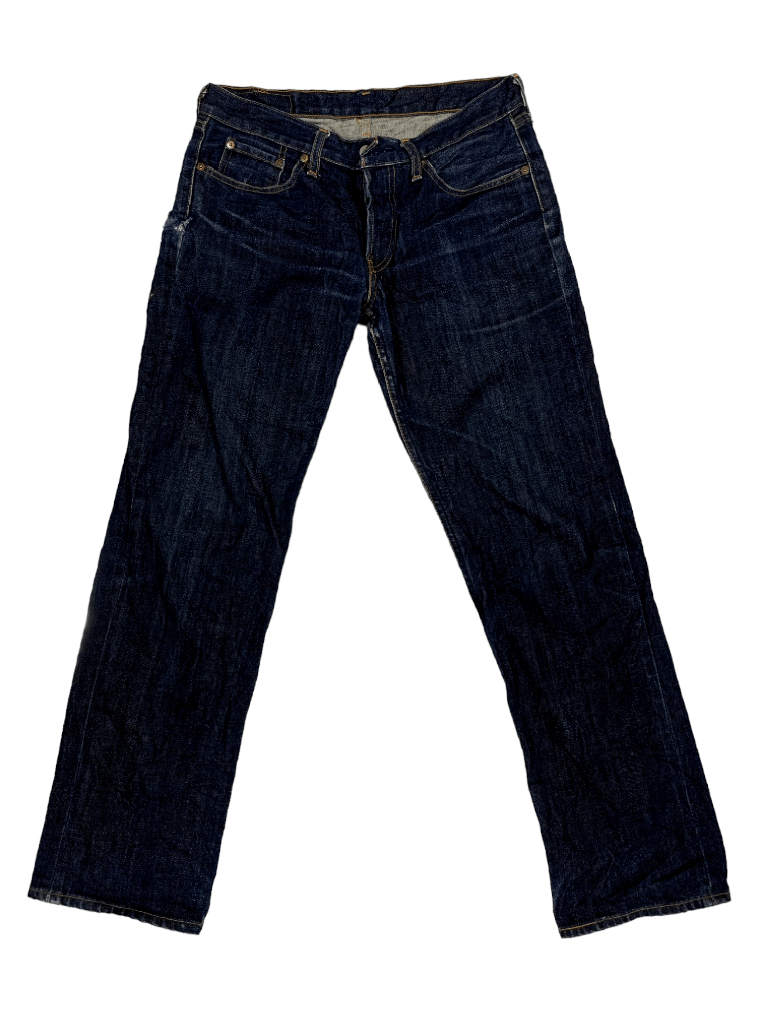 Levi's × Levi's Vintage Clothing SALES🔥Vintage 90s Levis 522 Raw Denim Distressed Jeans Size US 31 - 1 Thumbnail