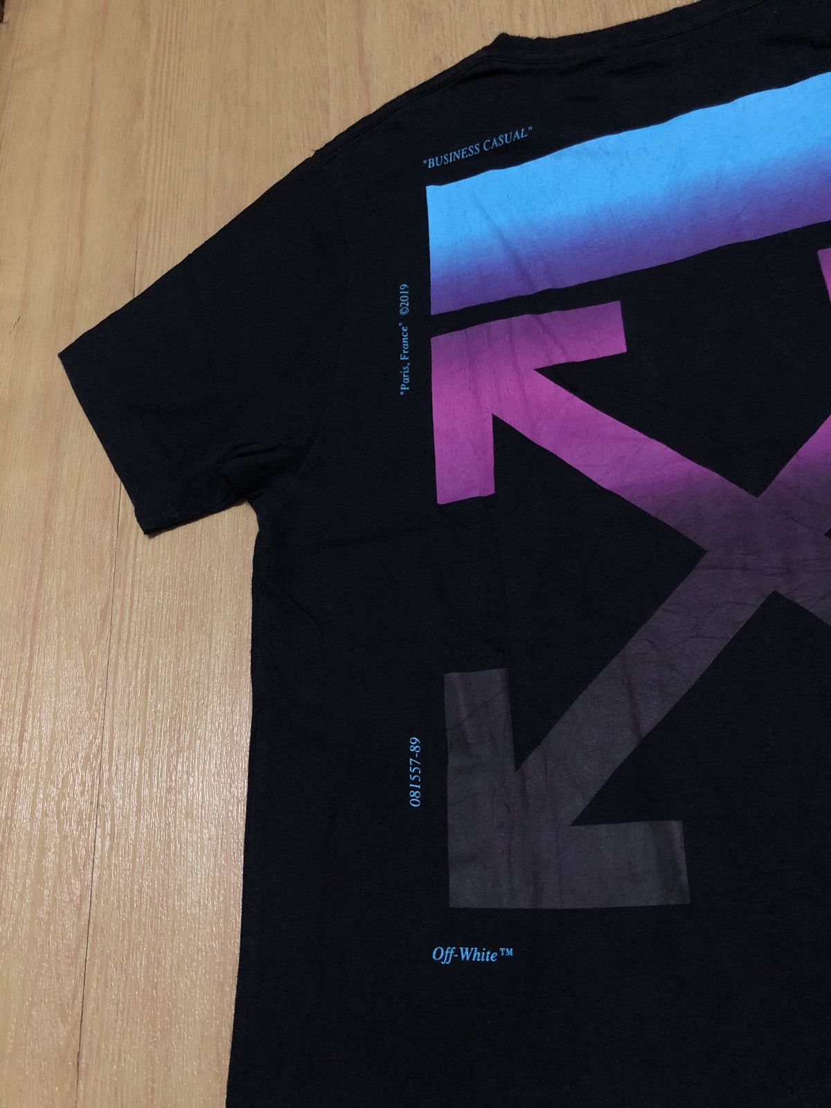 Off-White Off-White “Business Casual” Pink /Blue Gradient T-Shirts M Size US M / EU 48-50 / 2 - 5 Thumbnail