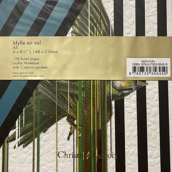 Christian Lacroix Christian Lacroix Idylle En Vol Layflat A5 Notebook