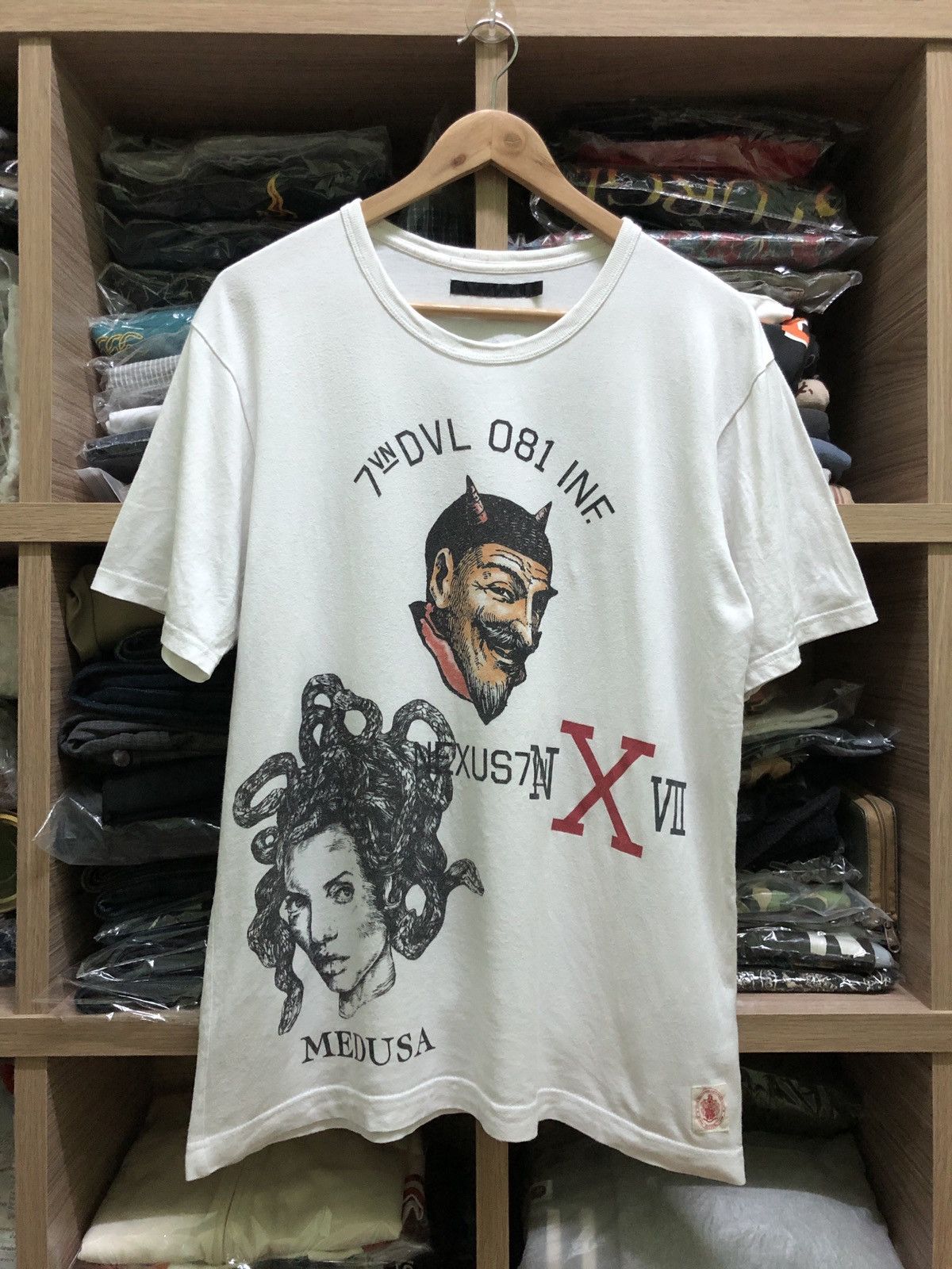NEXUSVII Rare Nexus 7 Devil Medusa Print Tshirts Size US M / EU 48-50 / 2 - 1 Thumbnail