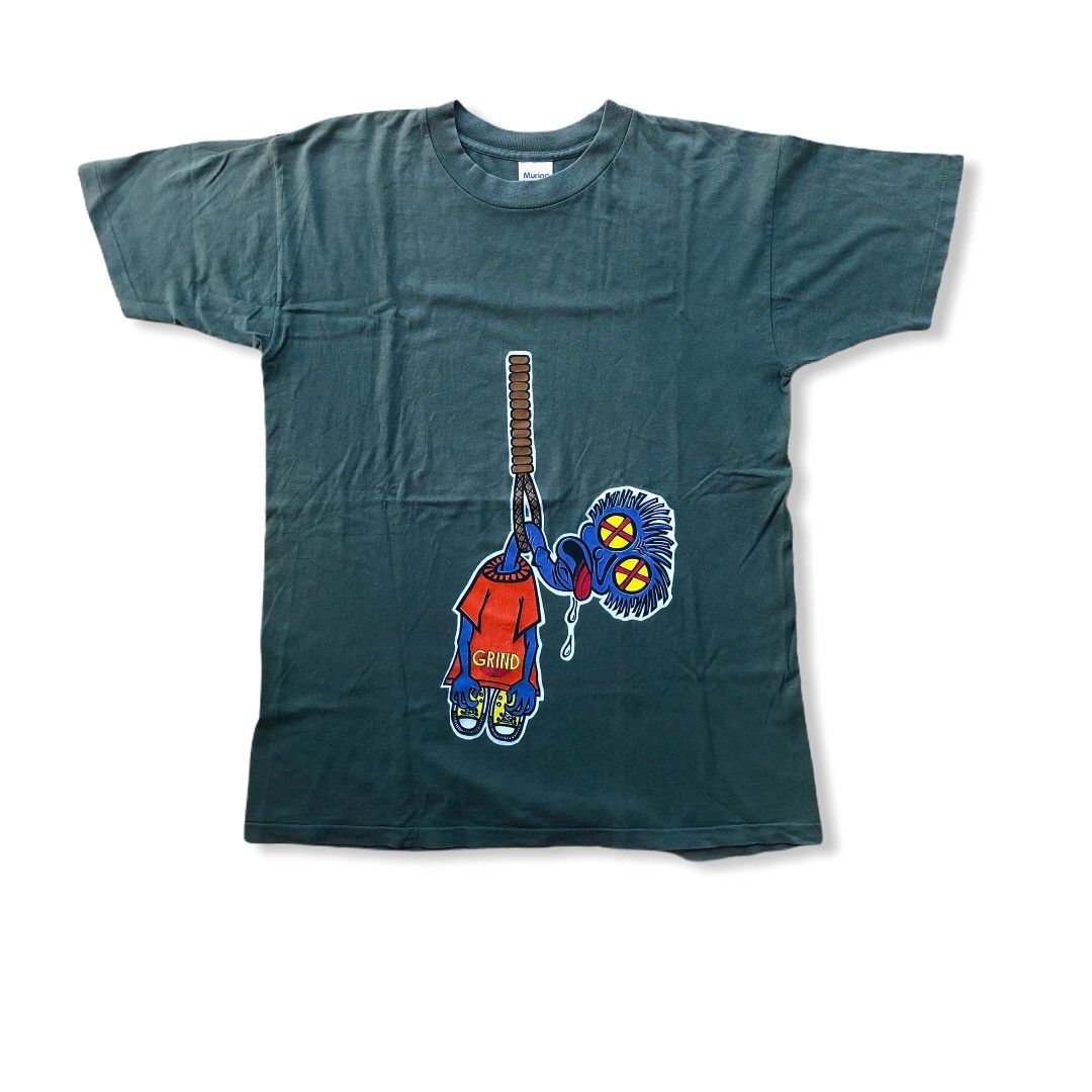 Hook-Ups RARE Vintage 90s Grind Inc Skateboard Tshirts Size US L / EU 52-54 / 3 - 1 Thumbnail