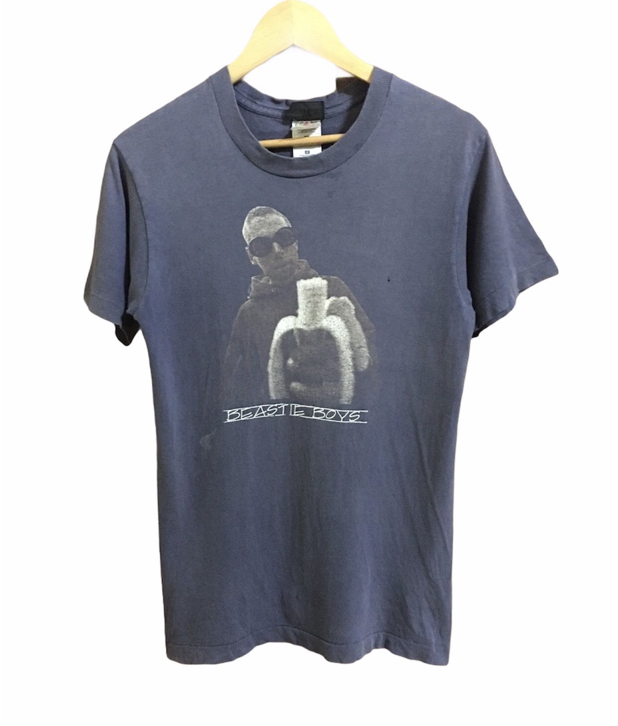 image of Rap Tees x Vintage Beastie Boys T-Shirt in Bleu Navy, Men's (Size Small)