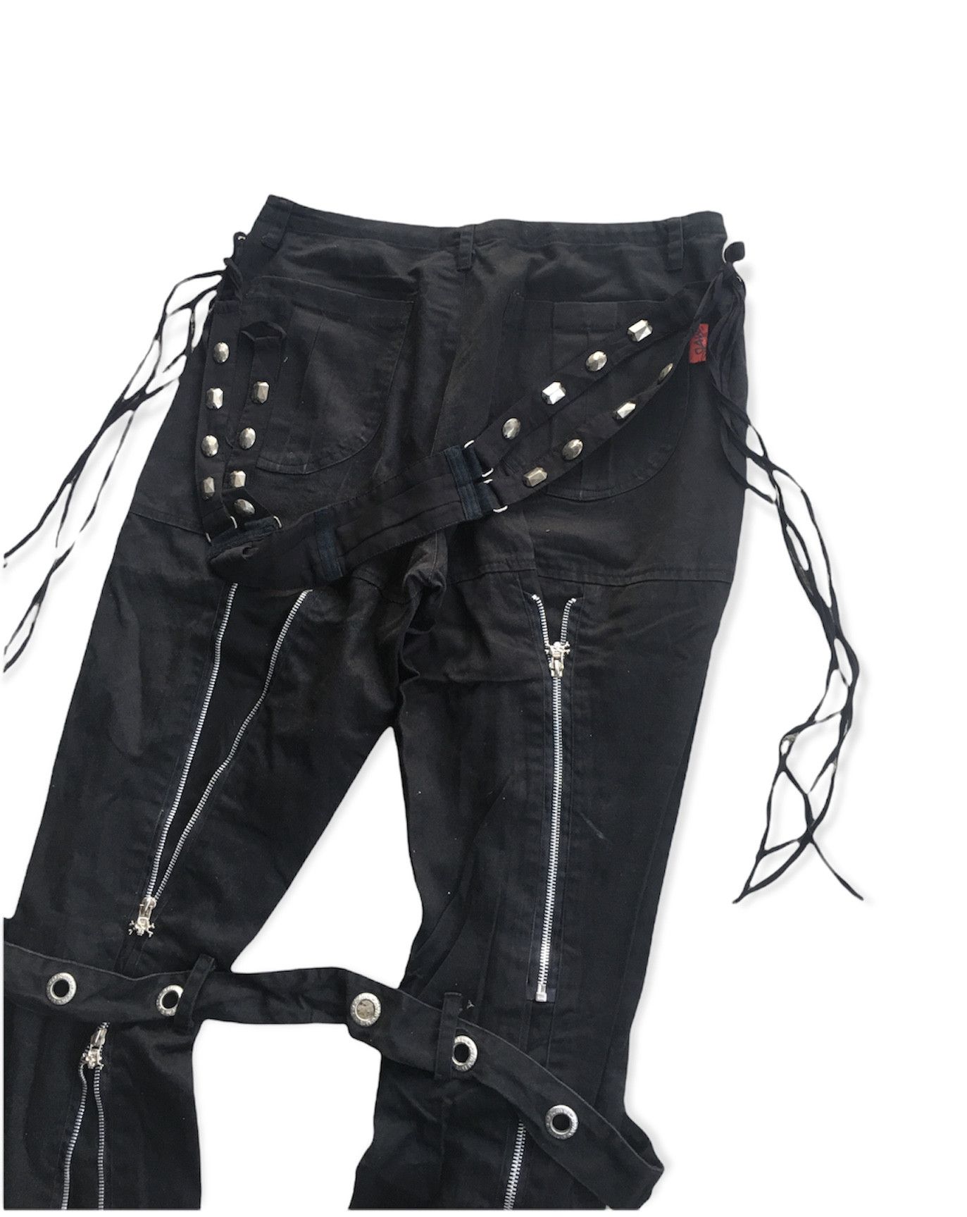 Japanese Brand × Seditionaries × Vintage Japanese Seditionaries MAD Punk Bondage Parachute pants Size US 32 / EU 48 - 4 Thumbnail