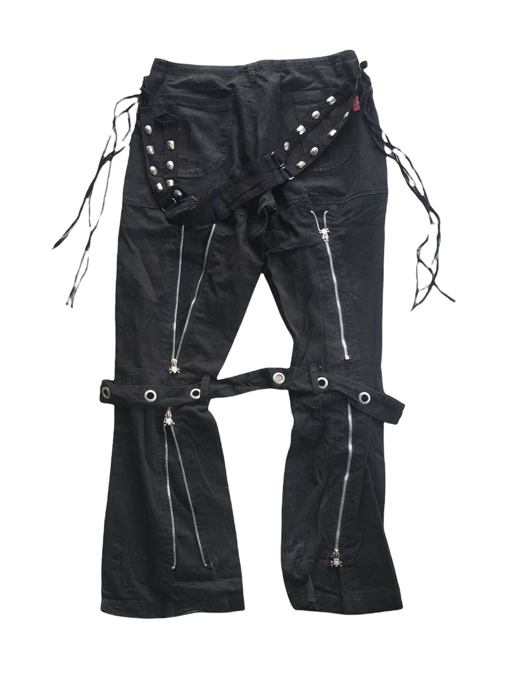 Japanese Brand × Seditionaries × Vintage Japanese Seditionaries MAD Punk Bondage Parachute pants Size US 32 / EU 48 - 3 Thumbnail