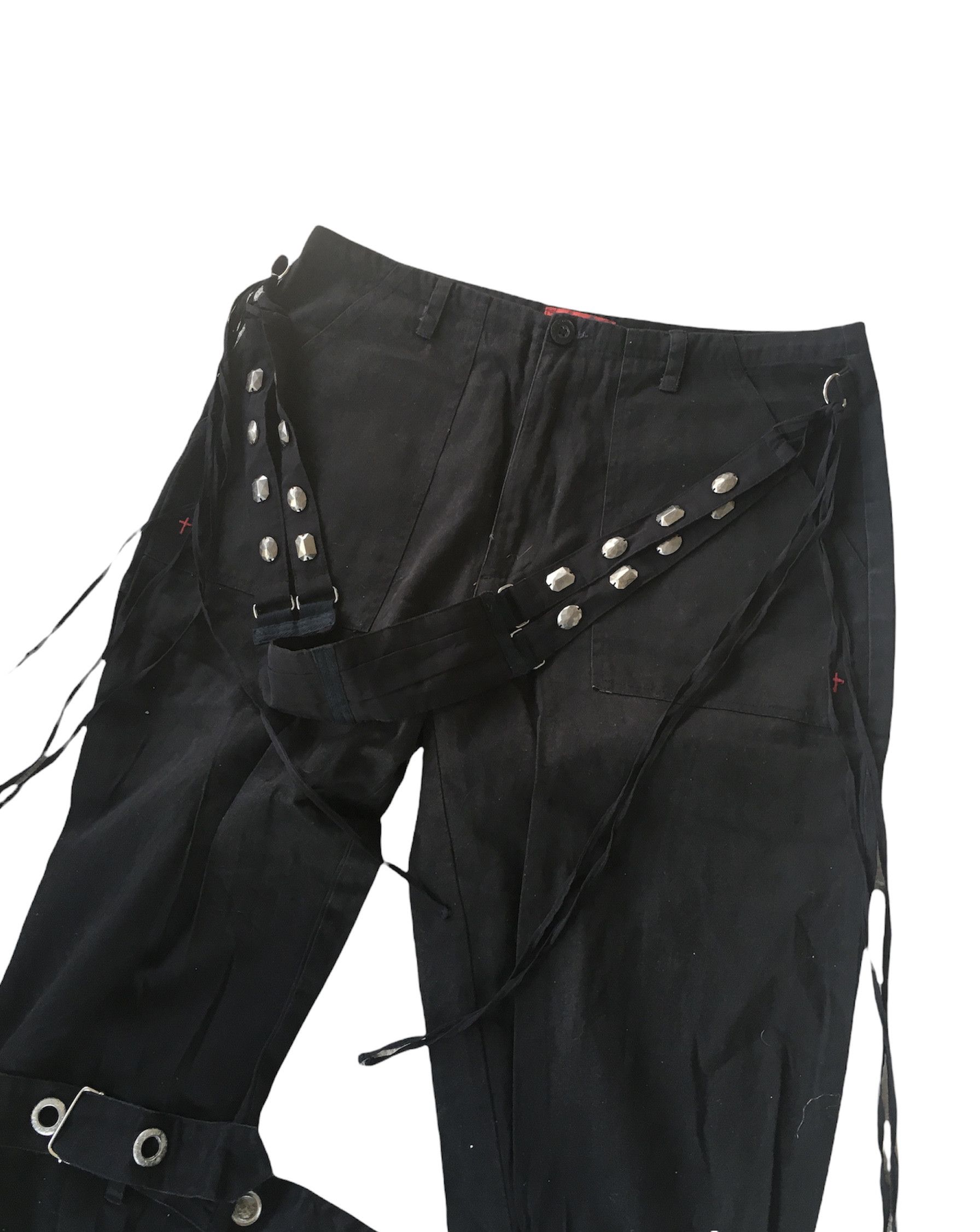 Japanese Brand × Seditionaries × Vintage Japanese Seditionaries MAD Punk Bondage Parachute pants Size US 32 / EU 48 - 2 Thumbnail