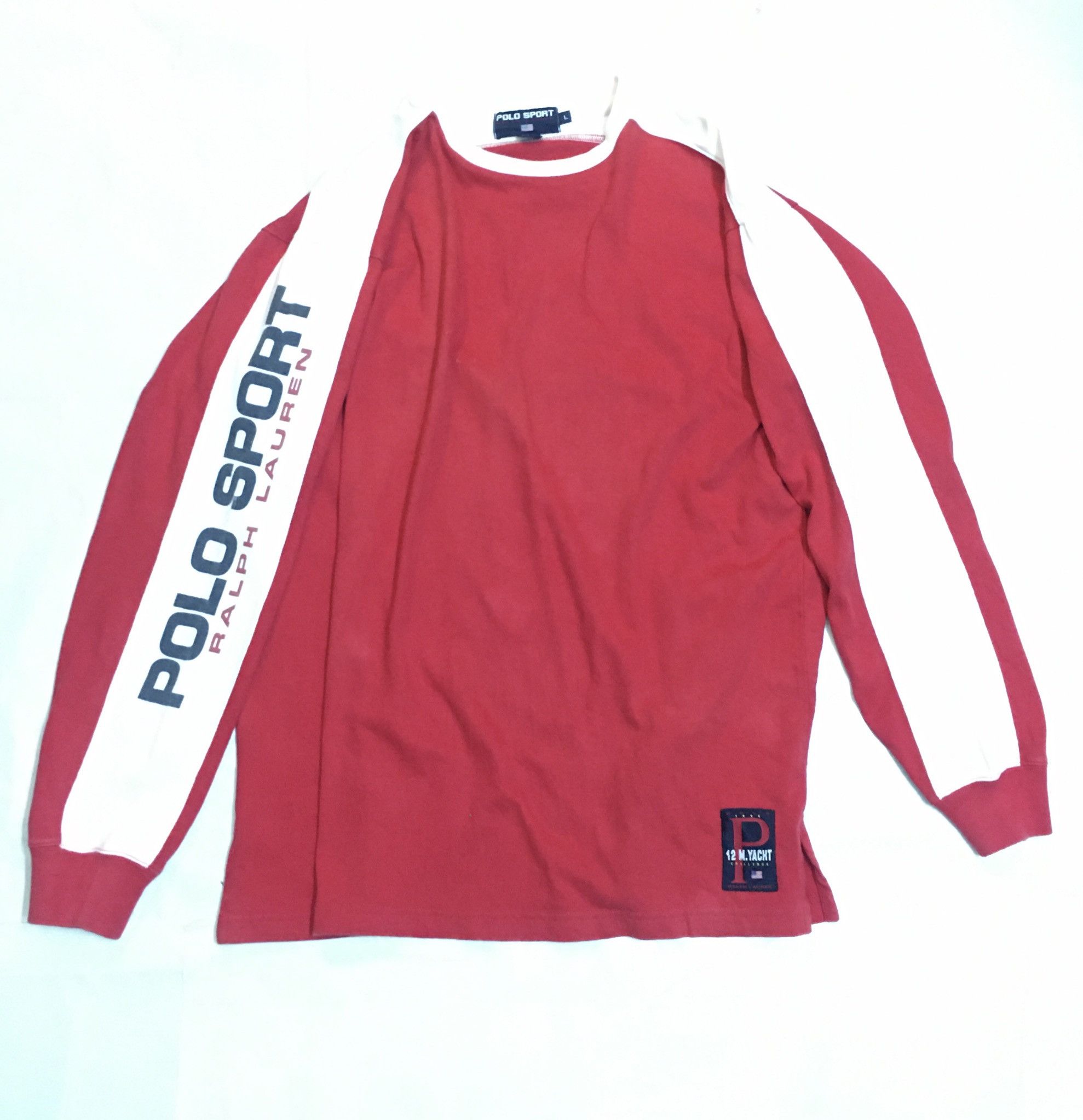 Polo Ralph Lauren Polo Sport Ralph Lauren 1996 12M YACHT Challenge || Hip Hop Size US L / EU 52-54 / 3 - 1 Thumbnail