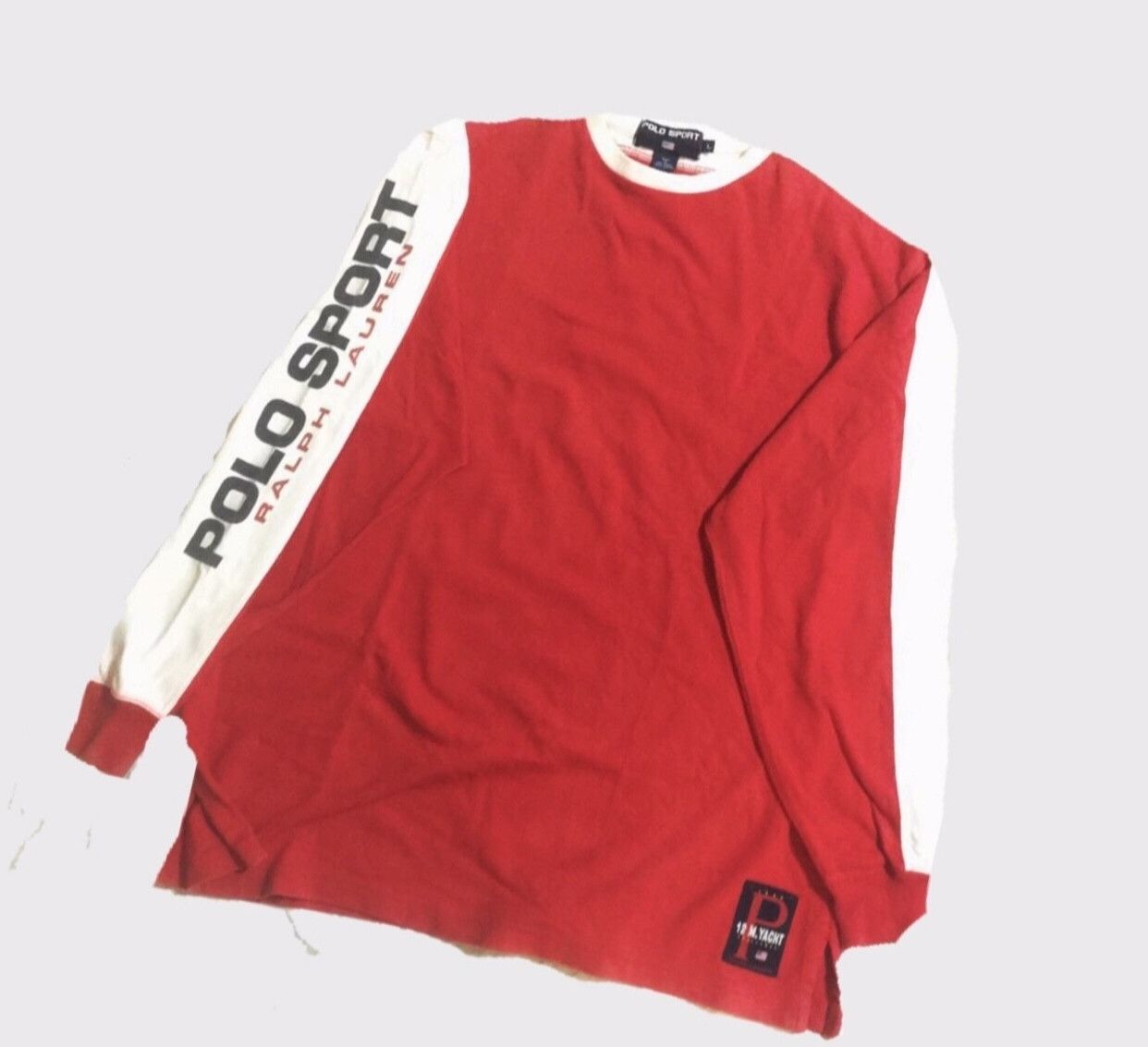 Polo Ralph Lauren Polo Sport Ralph Lauren 1996 12M YACHT Challenge || Hip Hop Size US L / EU 52-54 / 3 - 2 Thumbnail