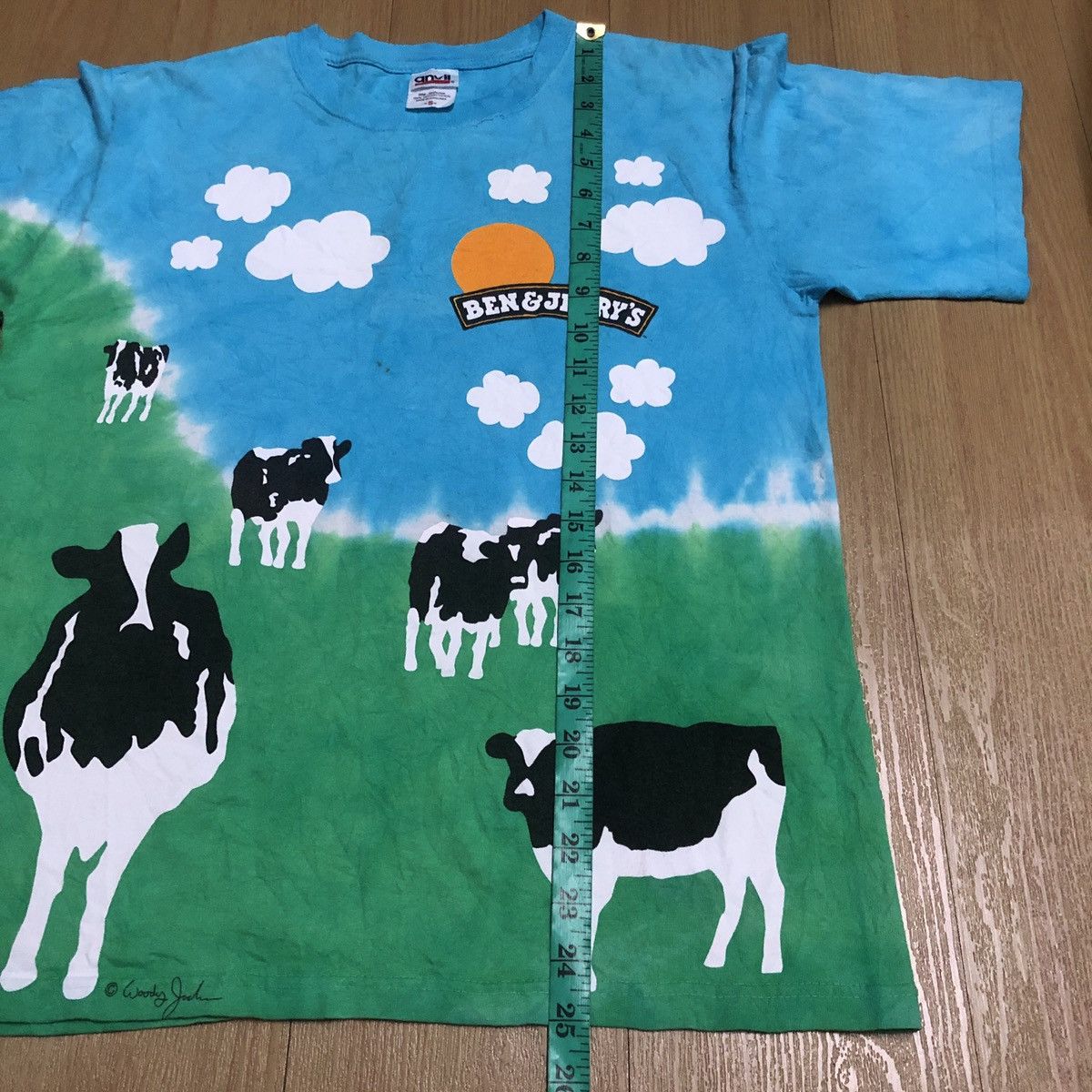 Vintage Vintage Ben And Jerry Ice Cream Euphoria All Over Print Tee Size US S / EU 44-46 / 1 - 9 Thumbnail