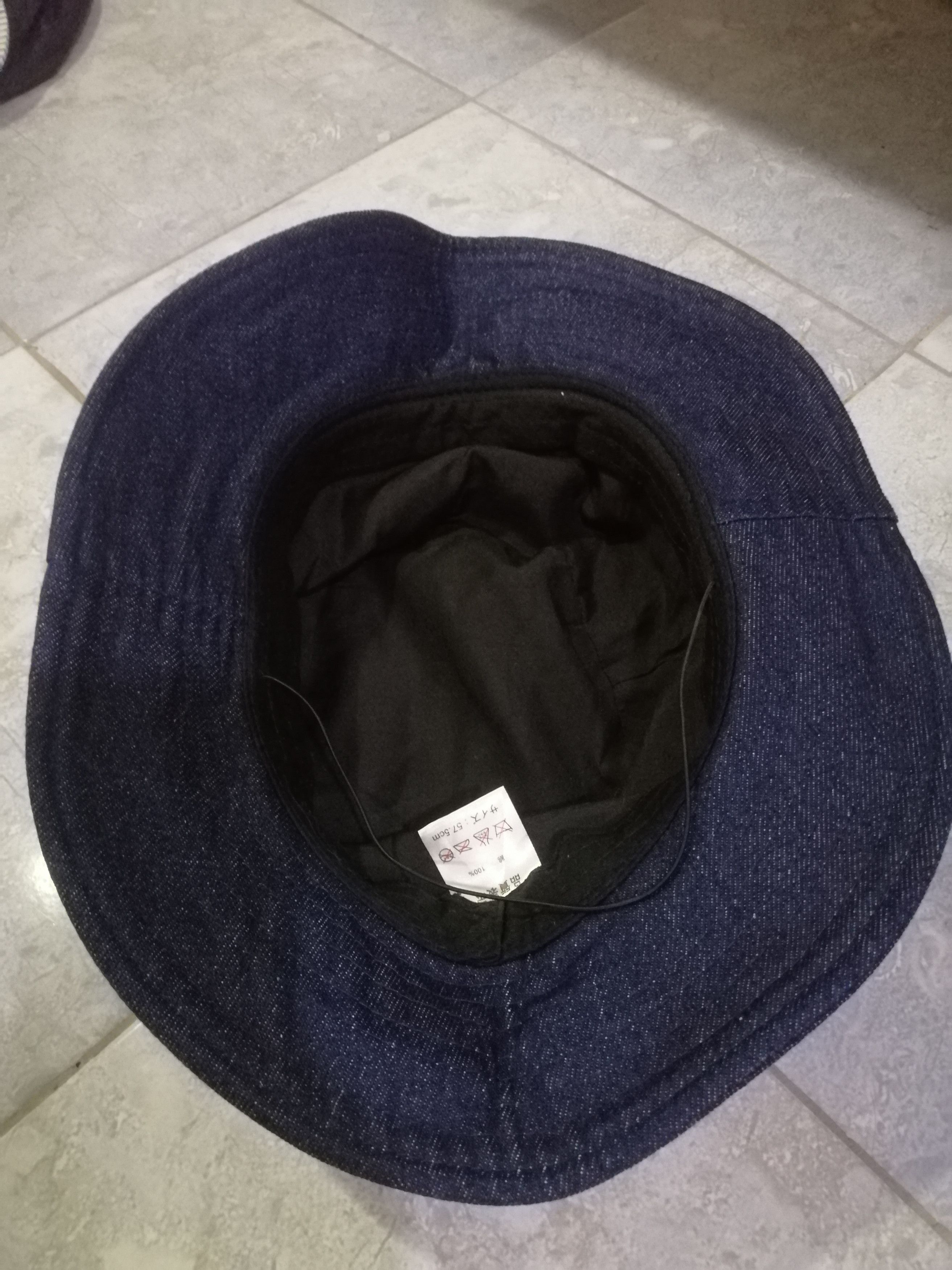 Japanese Brand × Vintage Japanese XXX Bucket Hat Denim Size ONE SIZE - 2 Thumbnail