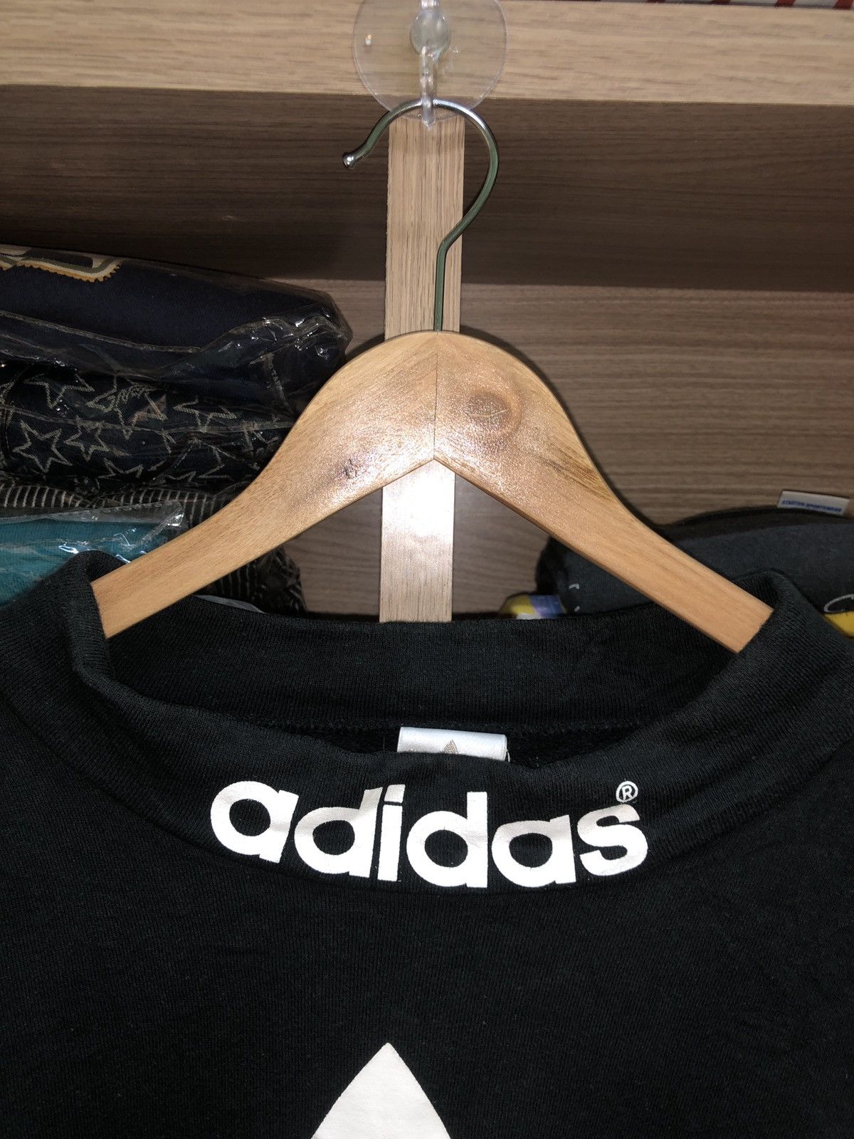 Adidas × Vintage 💥Vintage Adidas Decente Big Logo Sweatshirts Pullover Size US L / EU 52-54 / 3 - 3 Thumbnail