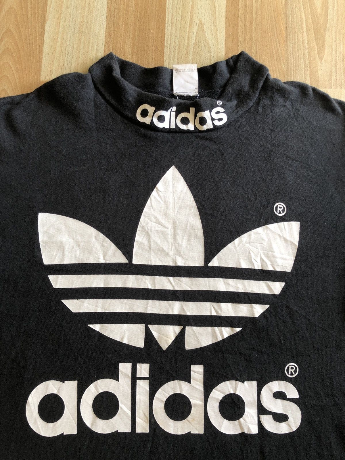 Adidas × Vintage 💥Vintage Adidas Decente Big Logo Sweatshirts Pullover Size US L / EU 52-54 / 3 - 7 Thumbnail