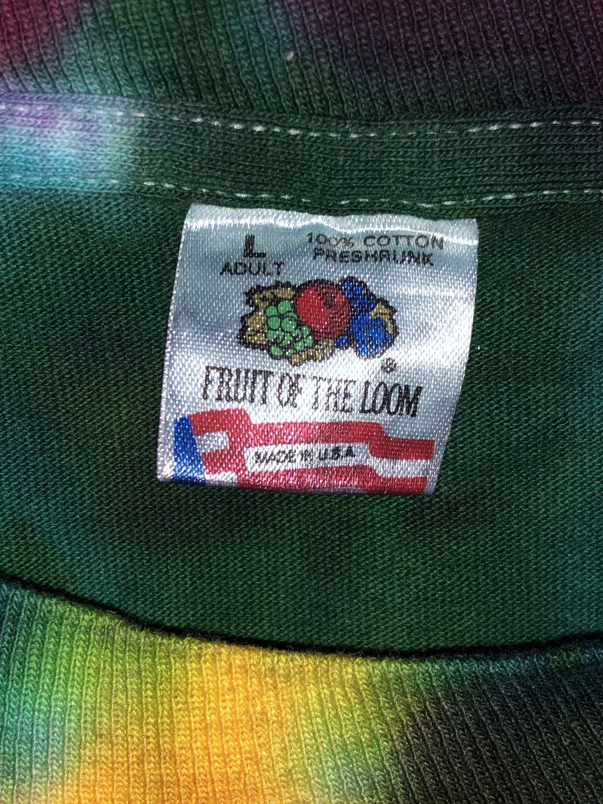 Band Tees Vintage 90s Jimmy Cliff Ska Reggae World Tour 1995 Tie Dye Size US L / EU 52-54 / 3 - 4 Thumbnail