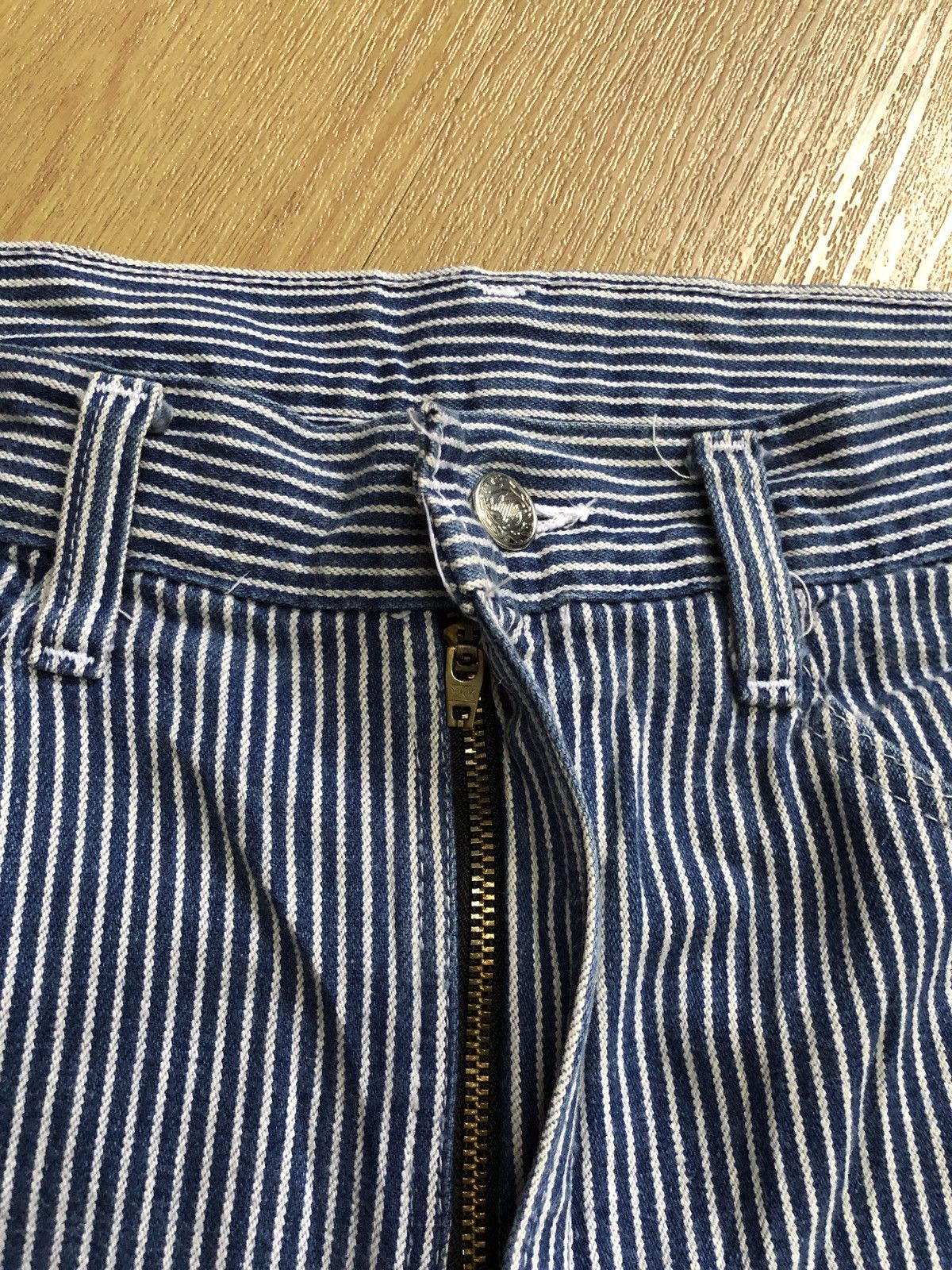 Pointer Vintage Pointer Hickory Stripe Worker Carpenter Pants Size US 32 / EU 48 - 7 Thumbnail