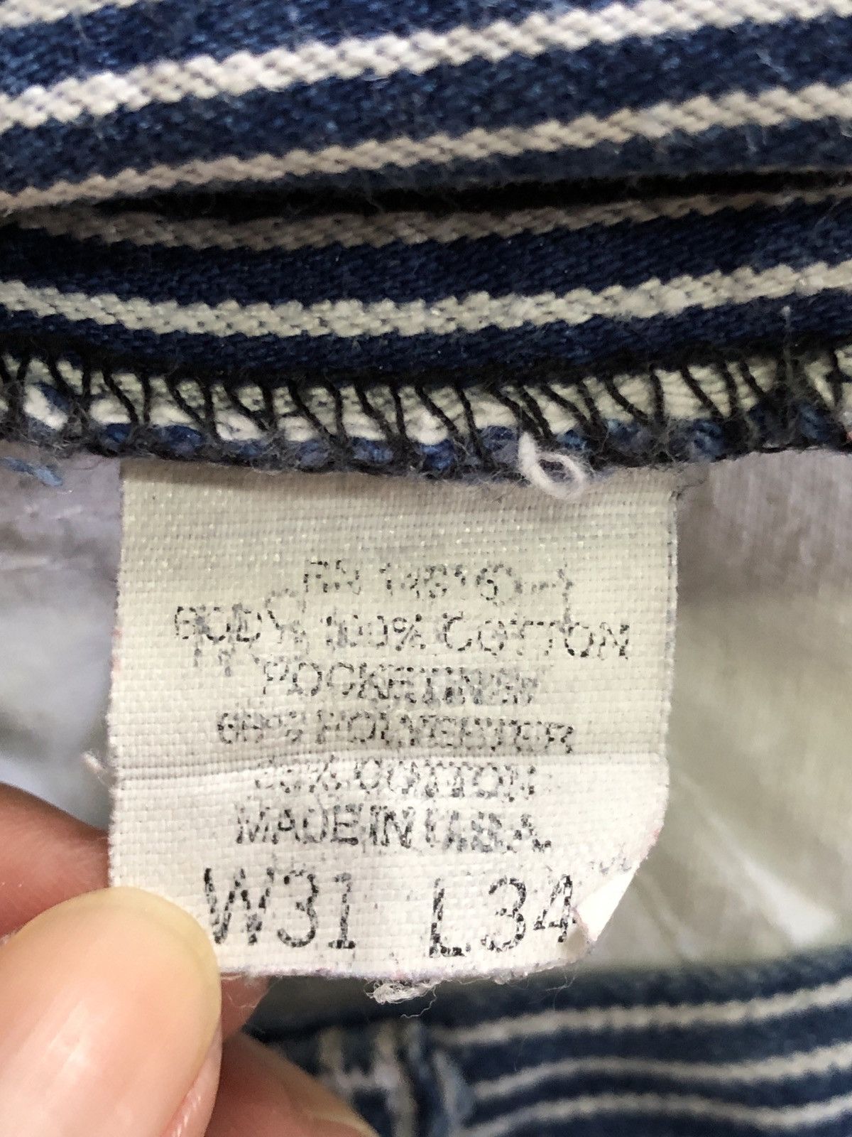 Pointer Vintage Pointer Hickory Stripe Worker Carpenter Pants Size US 32 / EU 48 - 12 Thumbnail
