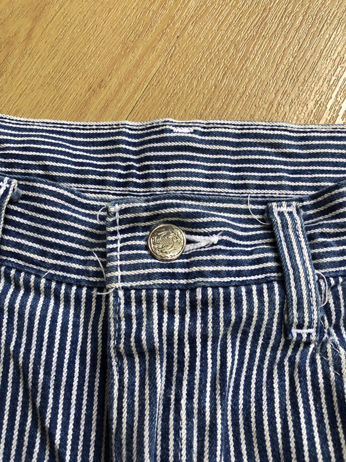 Pointer Vintage Pointer Hickory Stripe Worker Carpenter Pants Size US 32 / EU 48 - 6 Thumbnail