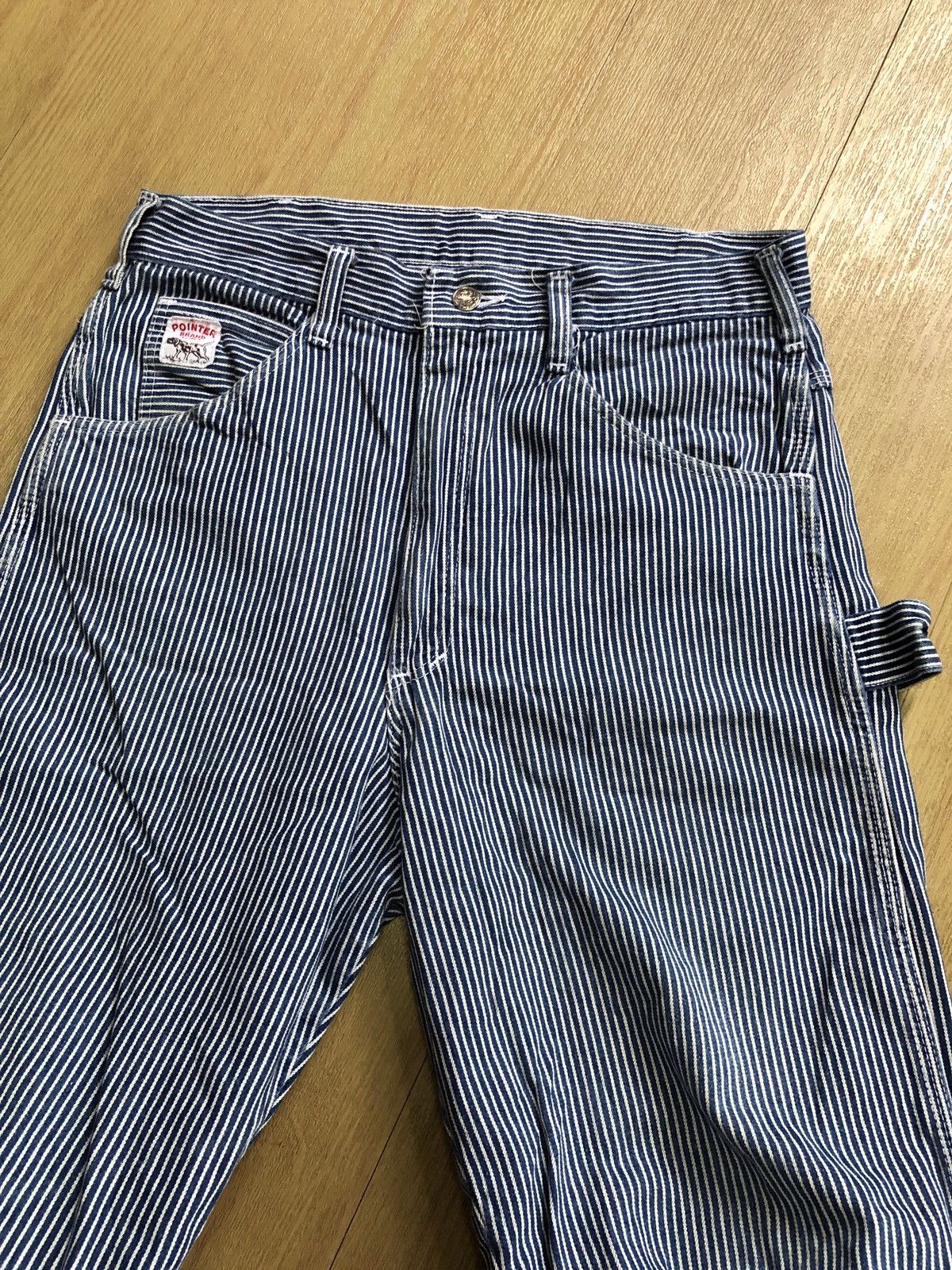 Pointer Vintage Pointer Hickory Stripe Worker Carpenter Pants Size US 32 / EU 48 - 4 Thumbnail