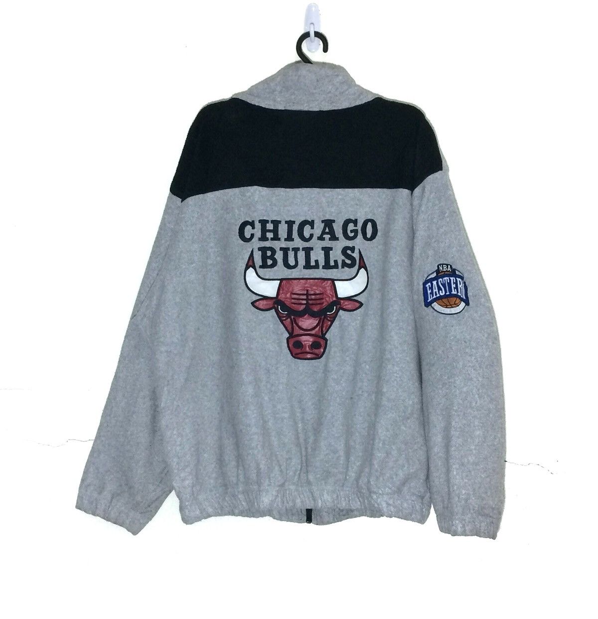 NBA Vintage Chicago Bulls Eastern Fleece Zipper Jacket Size US M / EU 48-50 / 2 - 1 Thumbnail
