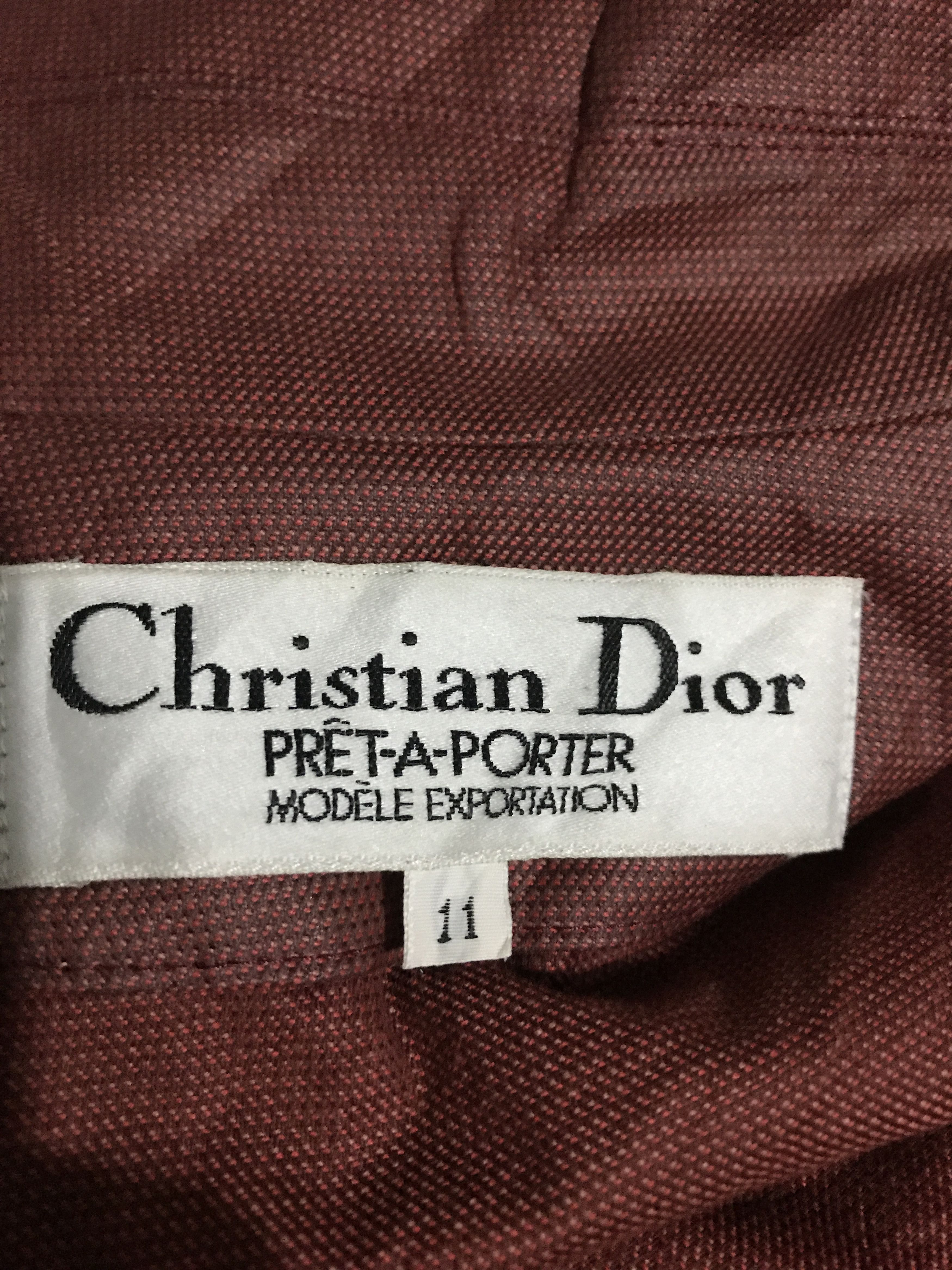 Christian Dior Monsieur Christian Dior Trench Coat Size US L / EU 52-54 / 3 - 3 Thumbnail