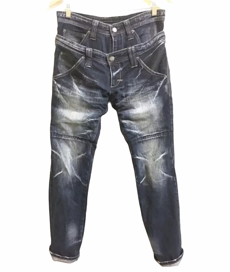 Japanese Brand × PPFM Distressed Curve Skinny PPFM jeans | Grailed