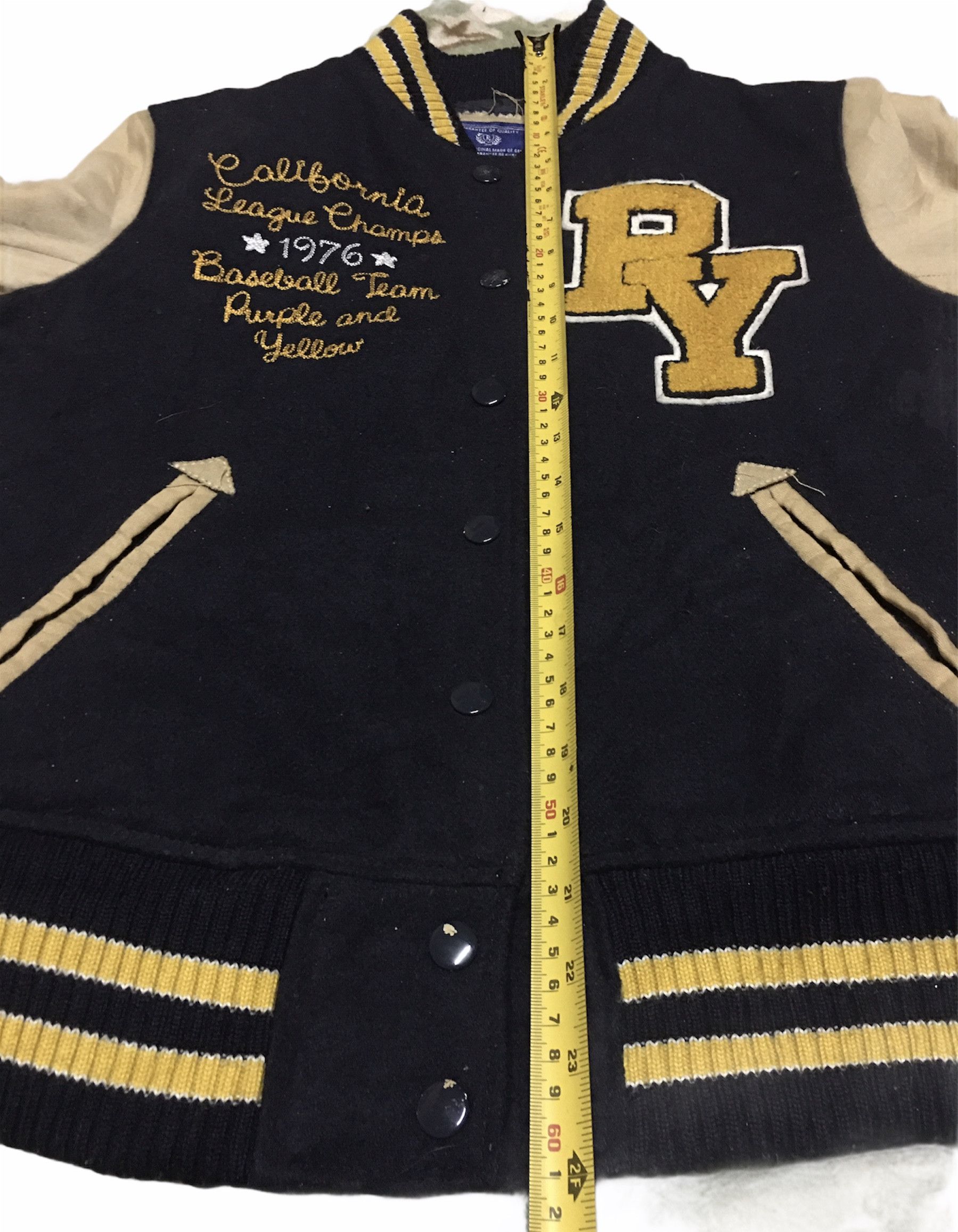 Vintage Last Drop Vintage Baseball jacket California super champion Size US M / EU 48-50 / 2 - 8 Thumbnail