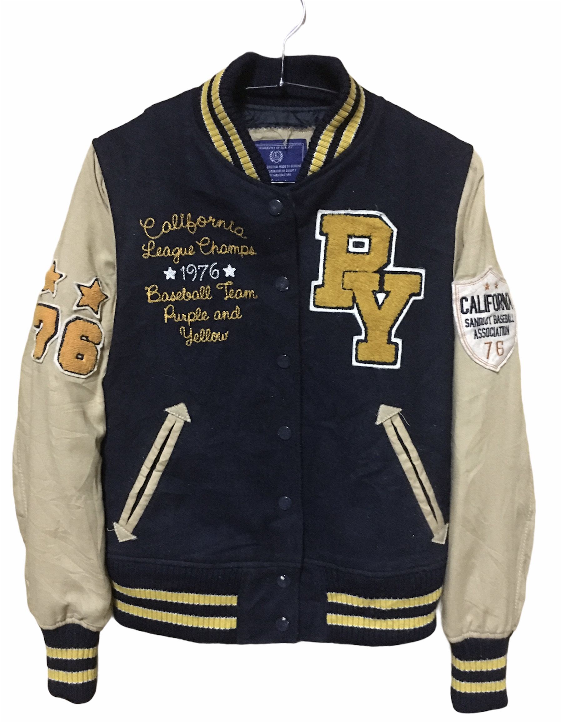 Vintage Last Drop Vintage Baseball jacket California super champion Size US M / EU 48-50 / 2 - 3 Thumbnail