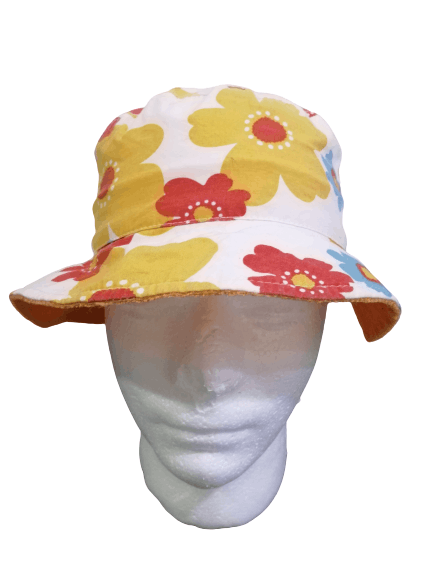 Japanese Brand Seraph Multicolor Flowers Bucket Hat Size ONE SIZE - 3 Thumbnail