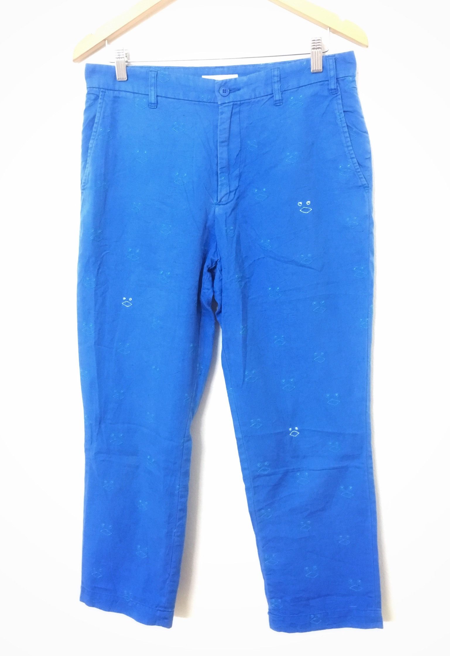 Issey Miyake × Japanese Brand × Ne-Net Ne-Net By Issey Miyake Cropped Pant Full Print Pant Size US 32 / EU 48 - 1 Thumbnail