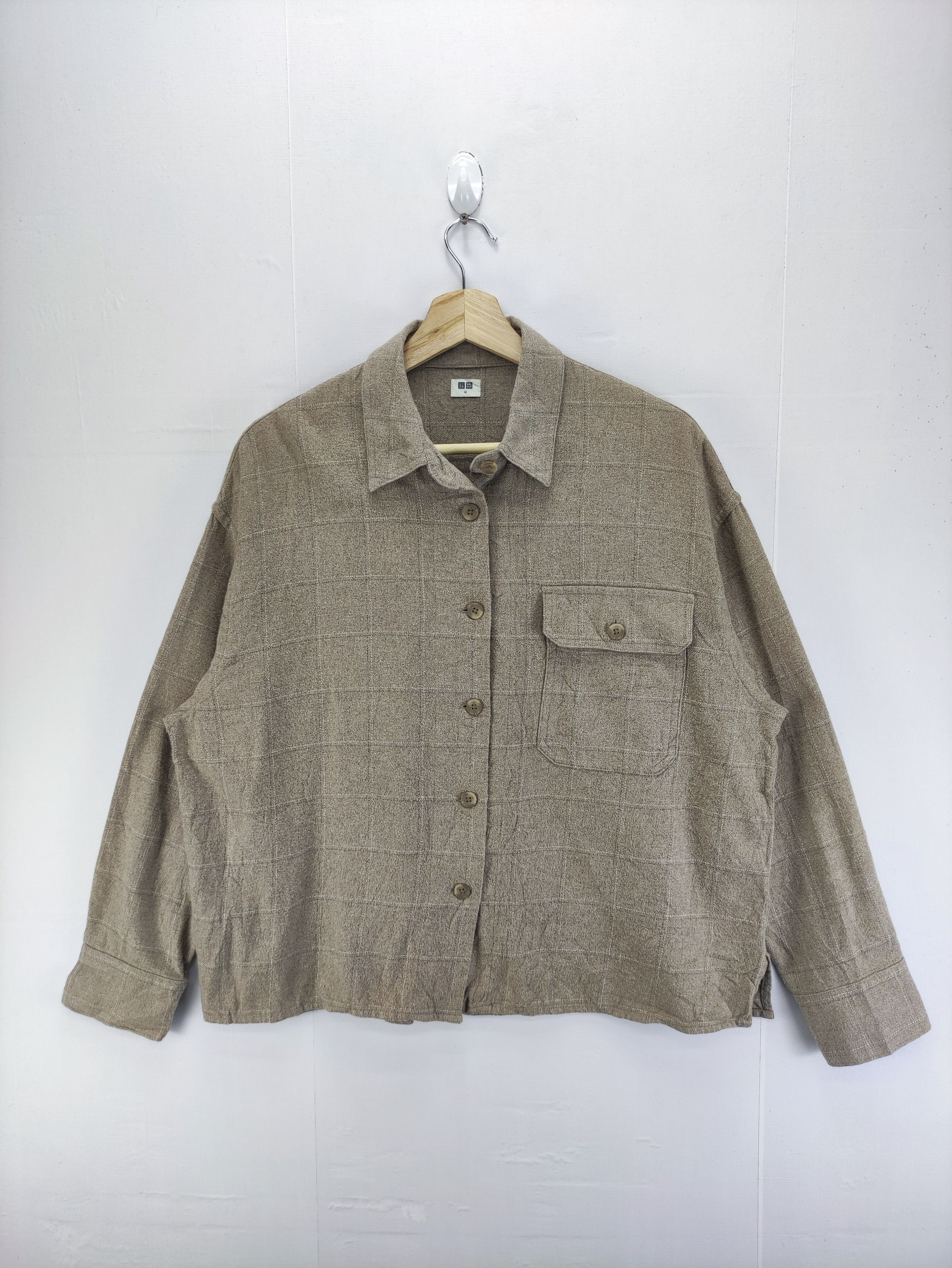 Uniqlo Uniqlo Flannel Shirt Button Up Size L / US 10 / IT 46 - 1 Thumbnail