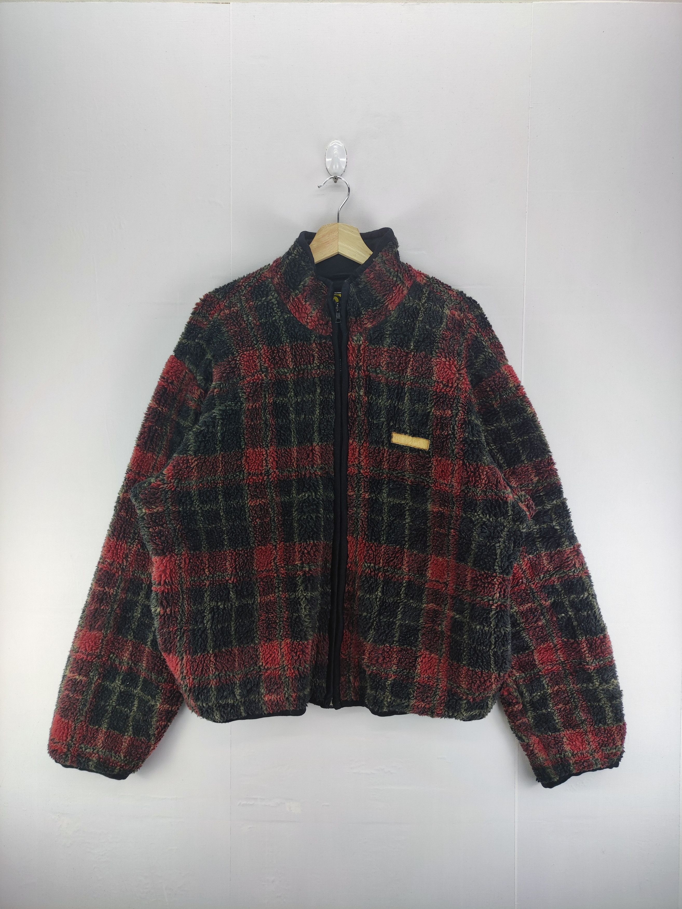 Japanese Brand Vintage G.T Hawkins Jacket Sweater Sherpa Zipper Size US L / EU 52-54 / 3 - 1 Thumbnail