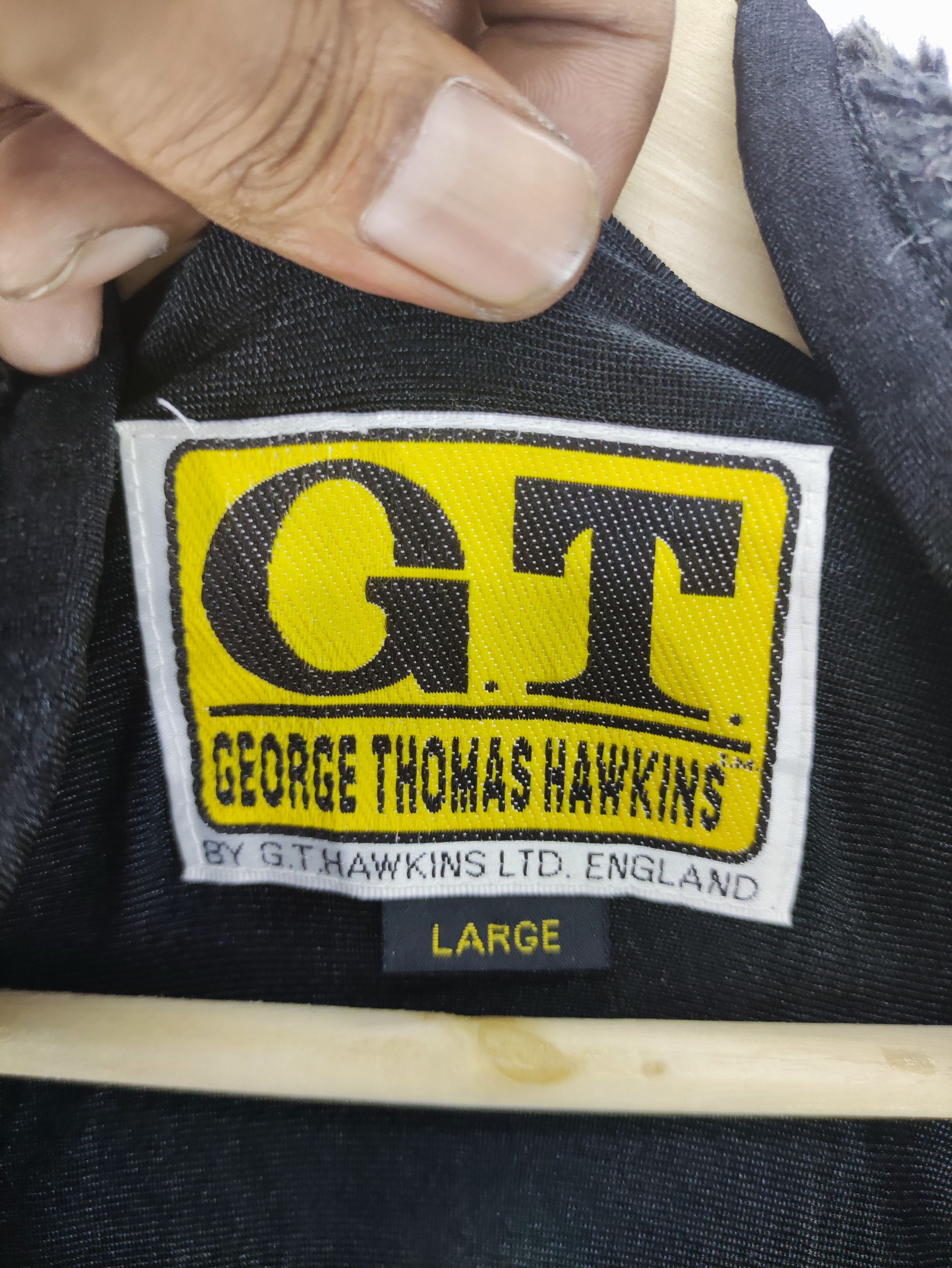 Japanese Brand Vintage G.T Hawkins Jacket Sweater Sherpa Zipper Size US L / EU 52-54 / 3 - 2 Thumbnail