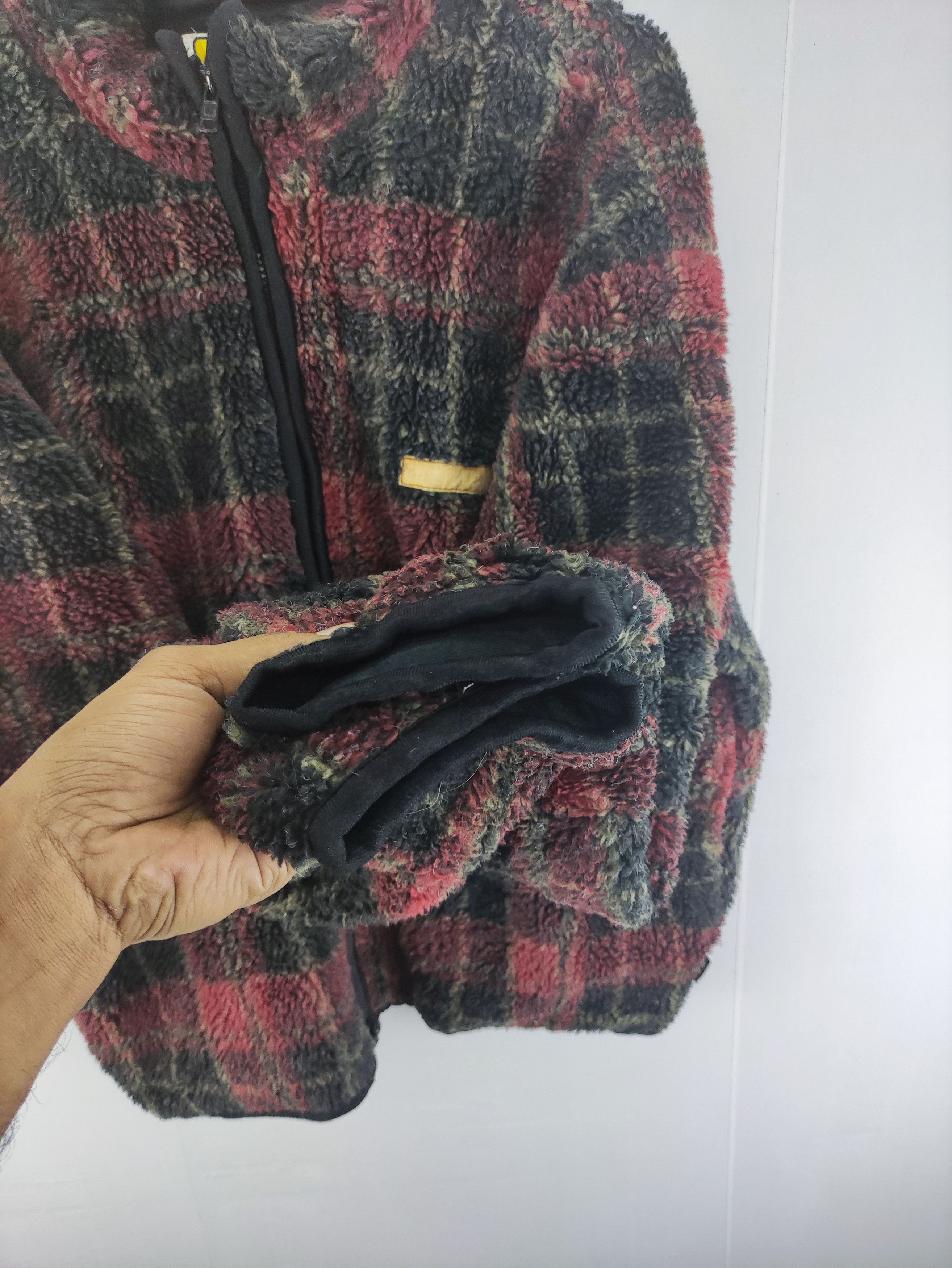 Japanese Brand Vintage G.T Hawkins Jacket Sweater Sherpa Zipper Size US L / EU 52-54 / 3 - 3 Thumbnail