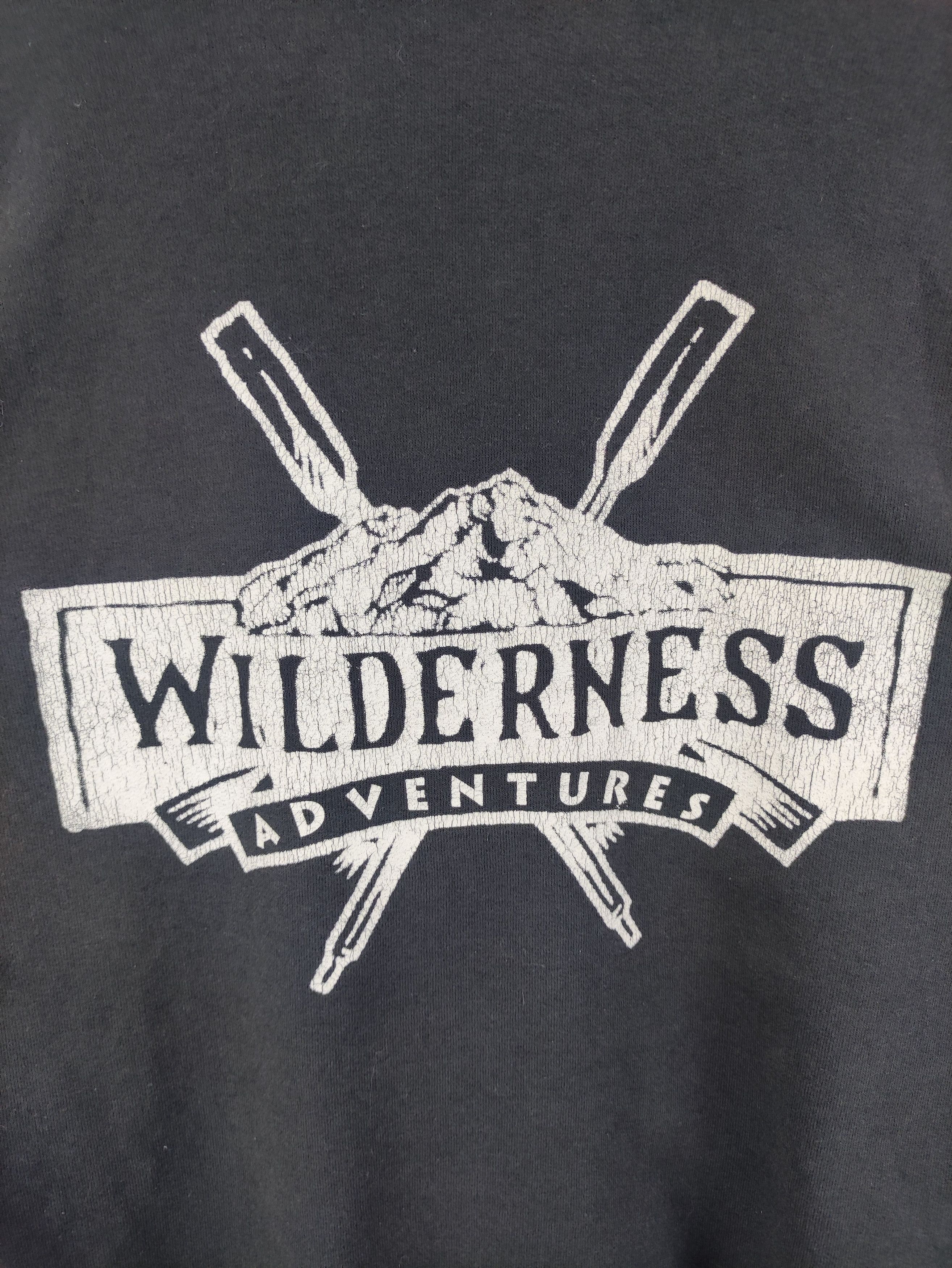 Japanese Brand Vintage Wilderness Sweater PullOver Hoodie Size US M / EU 48-50 / 2 - 10 Thumbnail