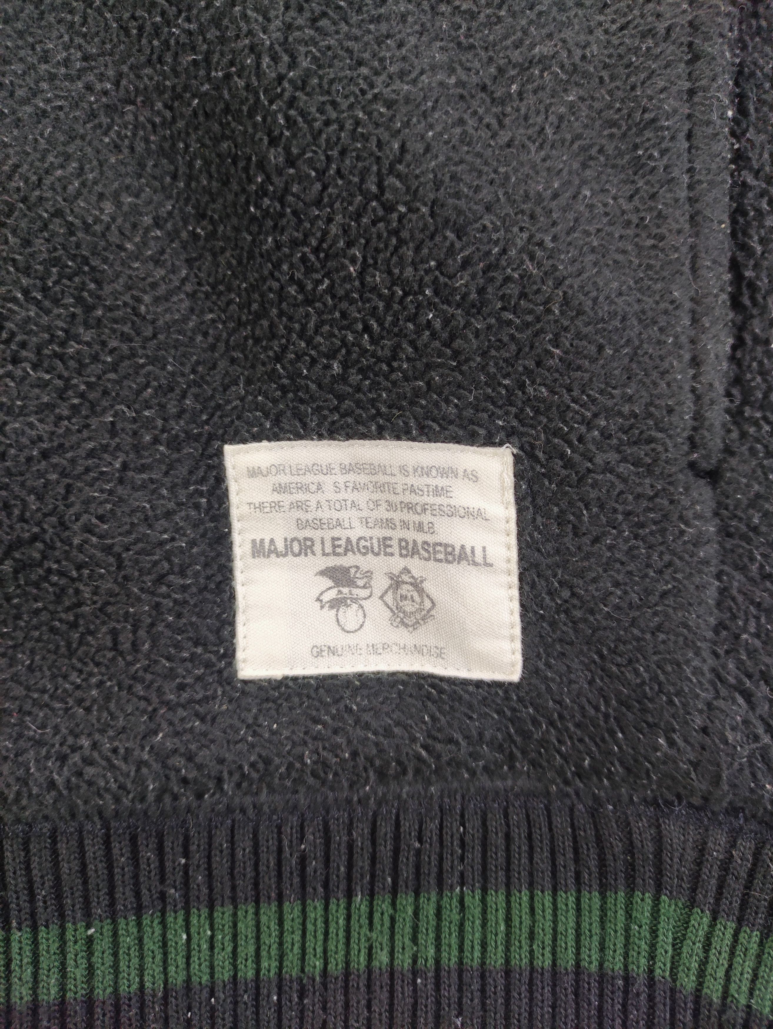 MLB Vintage Oakland Athletics Fleece Sweater Half Zipper Size US L / EU 52-54 / 3 - 2 Thumbnail