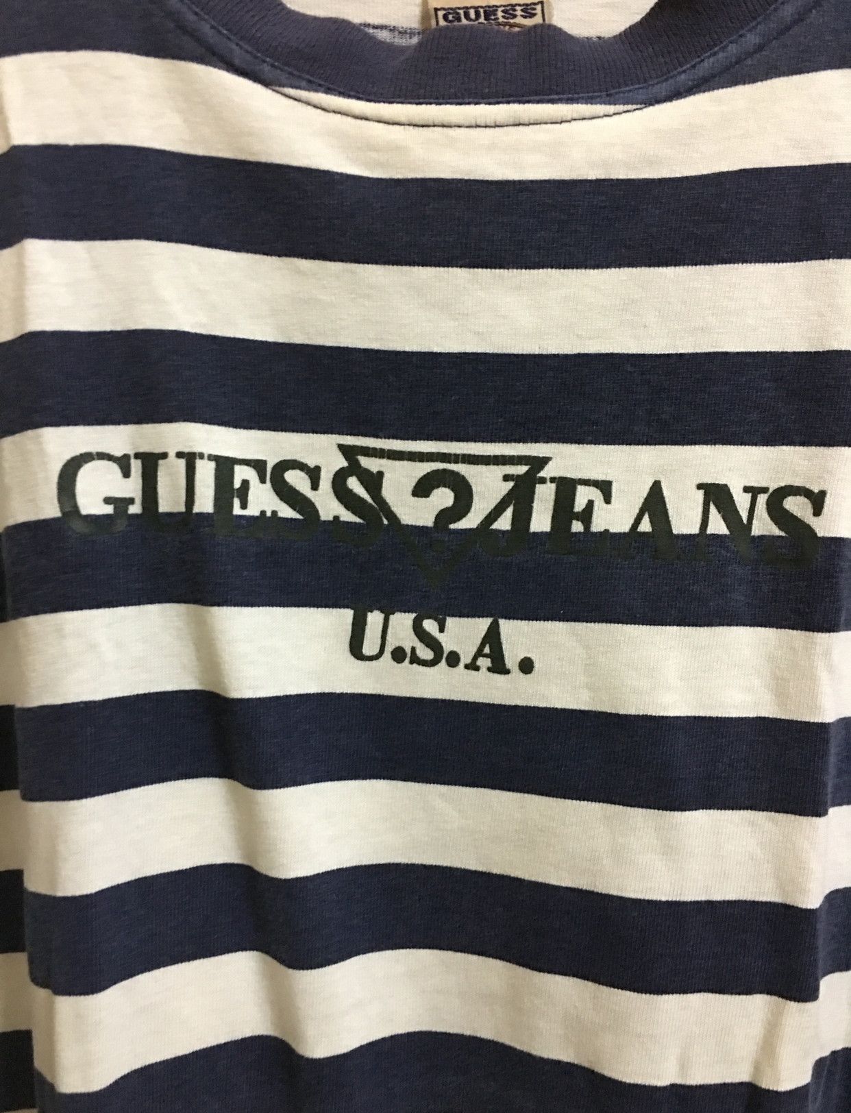 Guess Vintage Guess Striped Size US XL / EU 56 / 4 - 2 Thumbnail